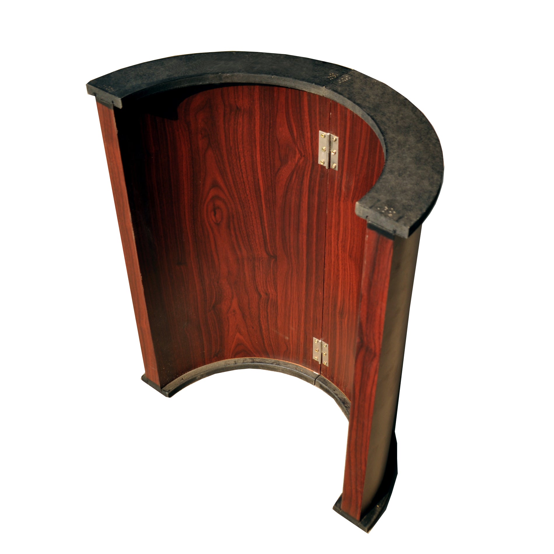 96-inch green oval wooden poker table with U-shaped legs | Bear Dice