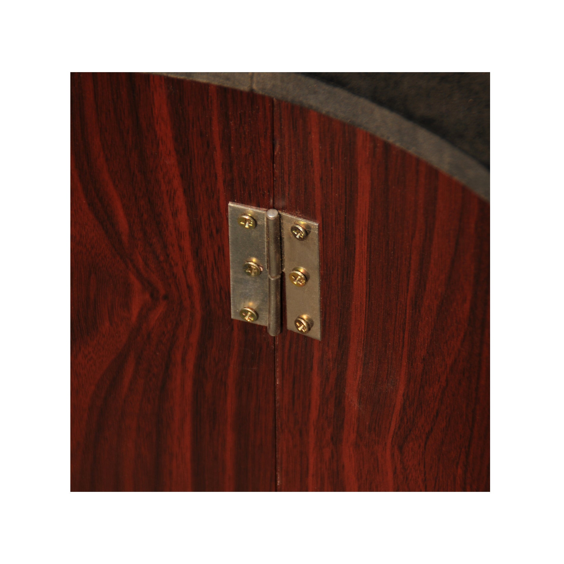 96-inch red oval wooden poker table, U-shaped legs with stainless steel connecting bolts | Bear Dice