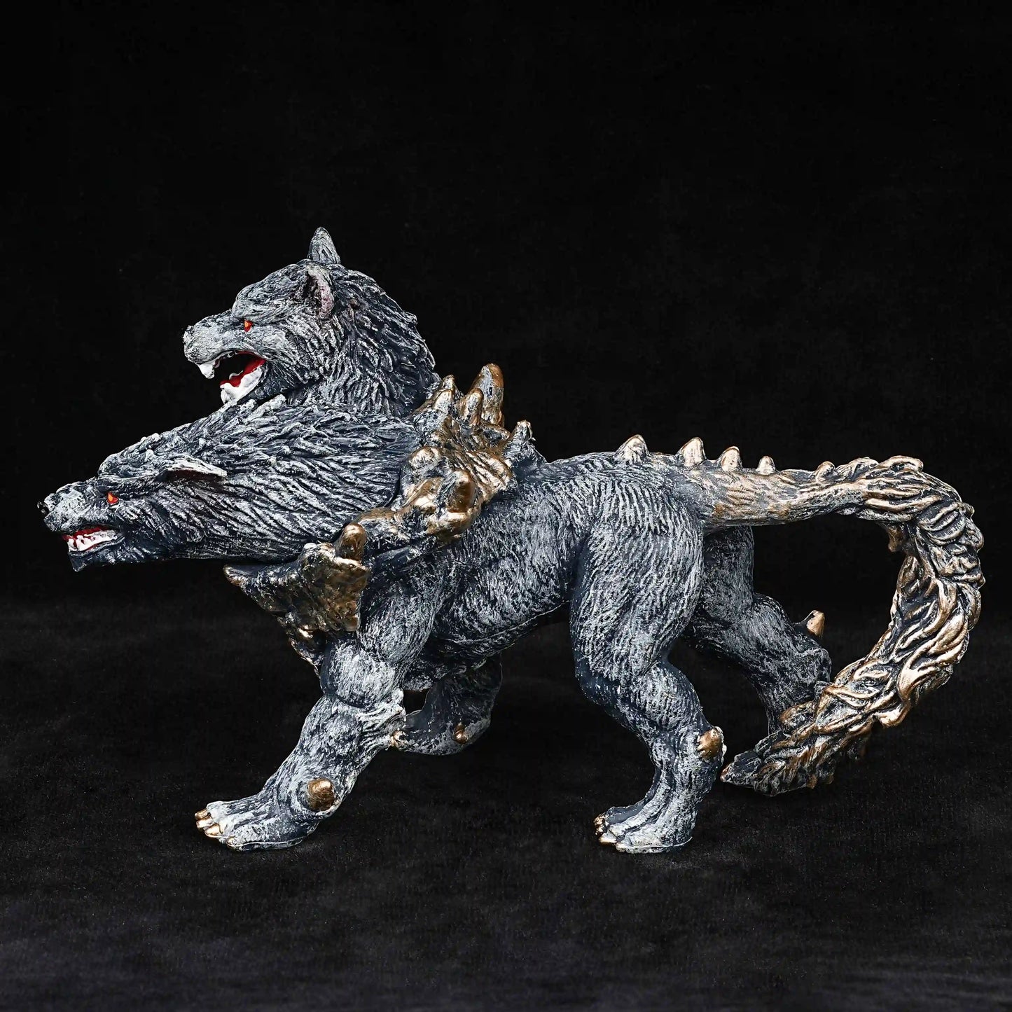 Modelo de Cerberus de dos cabezas en PVC de Dungeons &amp; Dragons