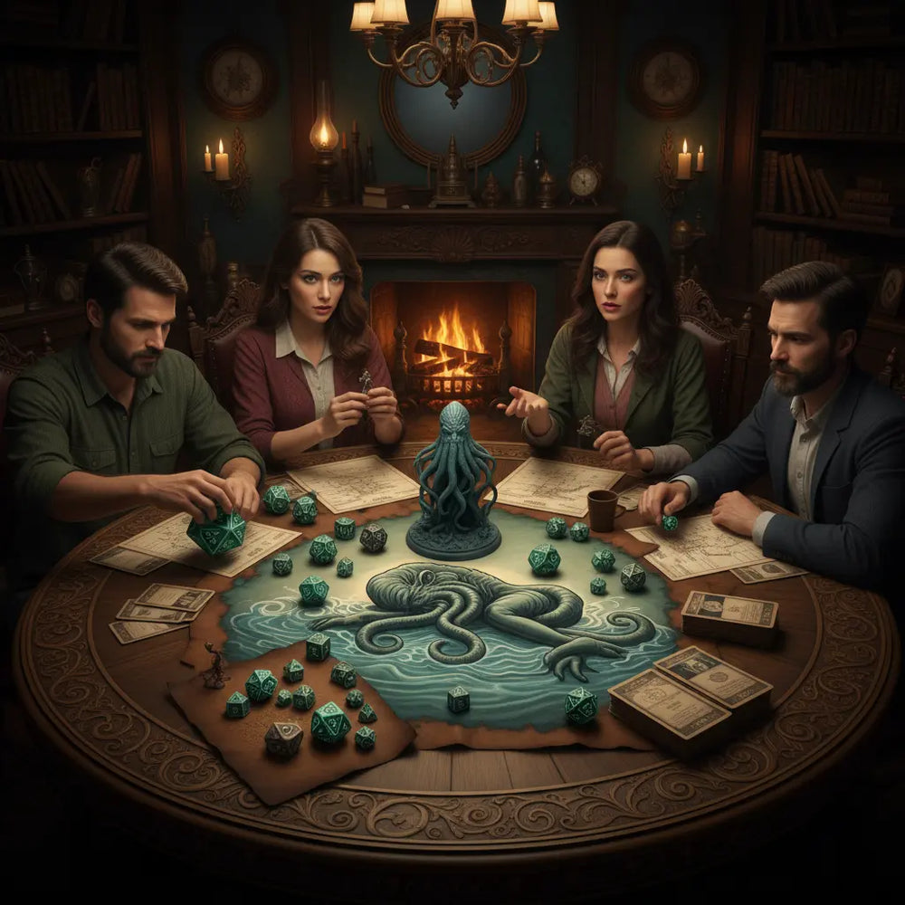 Call of Cthulhu DIce Game Top Banner | Bear DIce