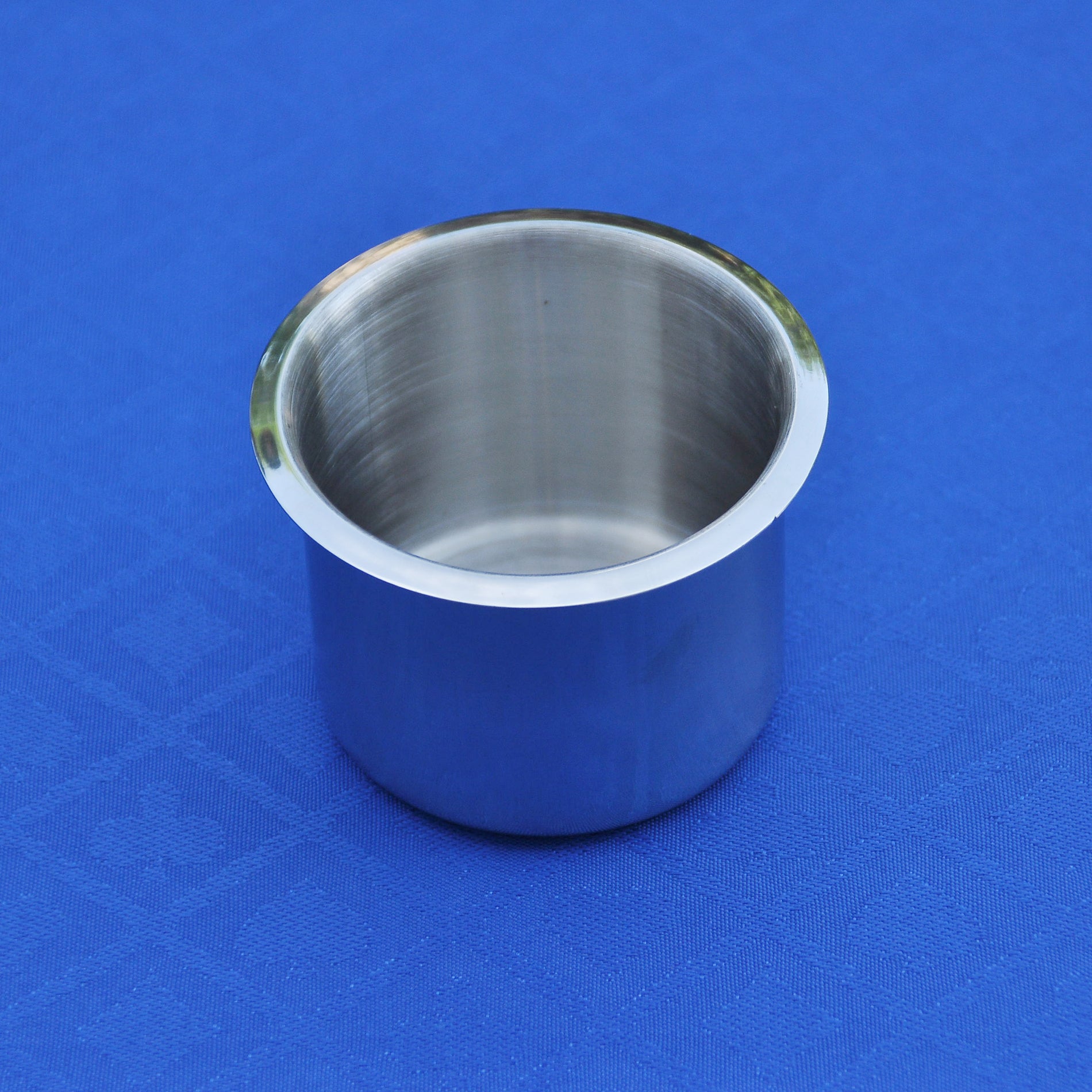 Casino poker table with stainless steel cup holders for chips, drinks, alcohol, etc. | Bear Dice
