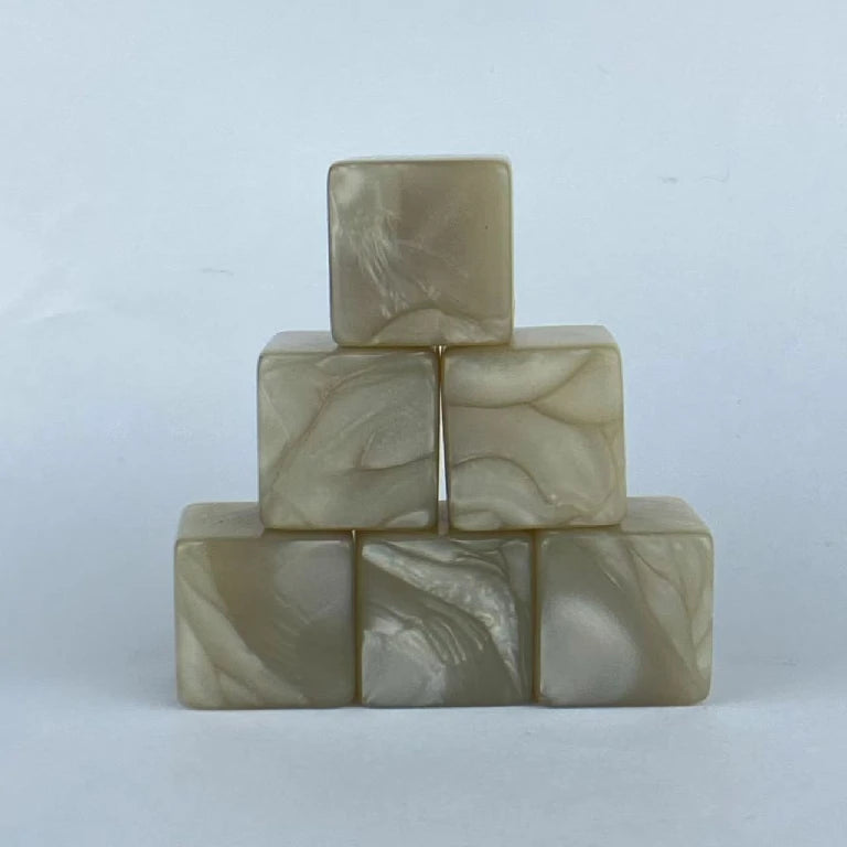 Custom Personalized Dice - Acrylic D6 dice, can be engraved with logos, text, patterns, symbols, etc