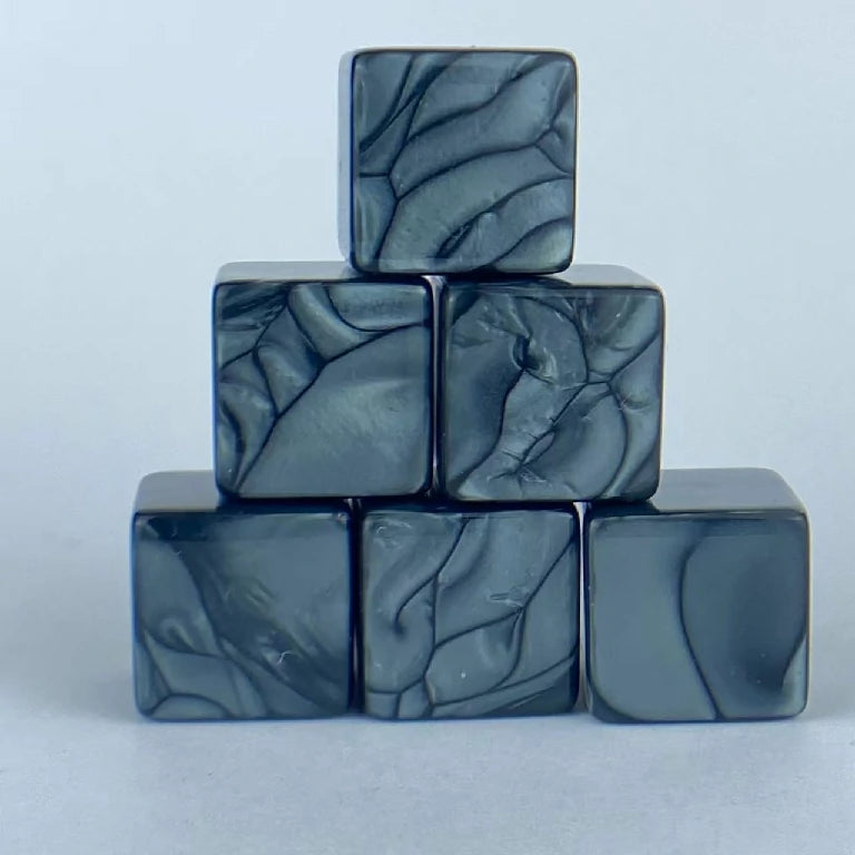 Custom Personalized Dice - Acrylic D6 dice, can be engraved with logos, text, patterns, symbols, etc