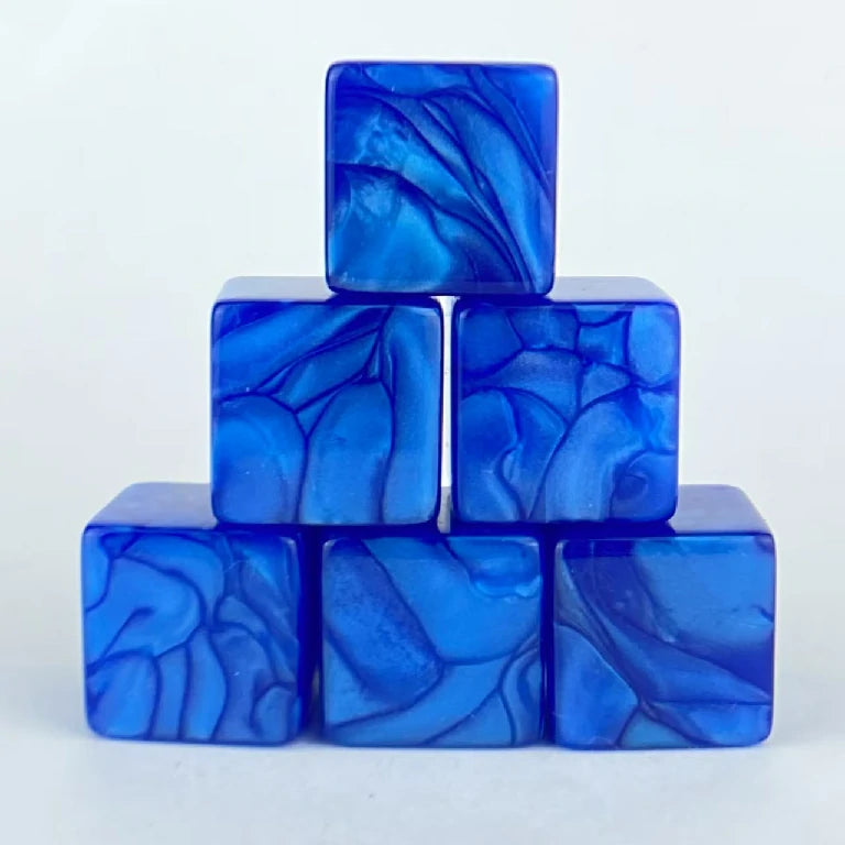 Custom Personalized Dice - Acrylic D6 dice, can be engraved with logos, text, patterns, symbols, etc