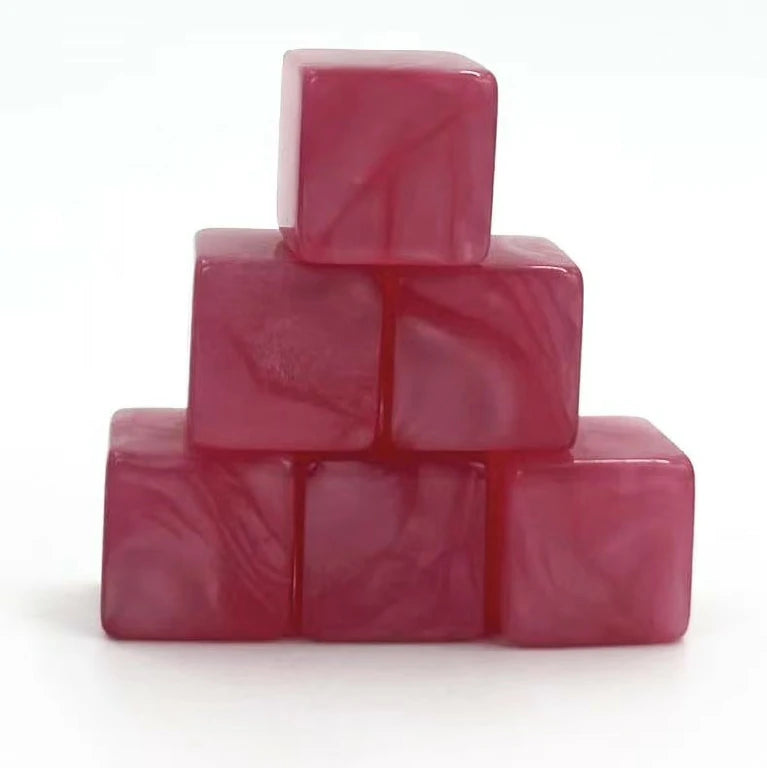 Custom Personalized Dice - Acrylic D6 dice, can be engraved with logos, text, patterns, symbols, etc