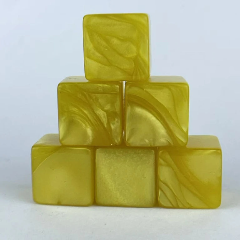 Custom Personalized Dice - Acrylic D6 dice, can be engraved with logos, text, patterns, symbols, etc