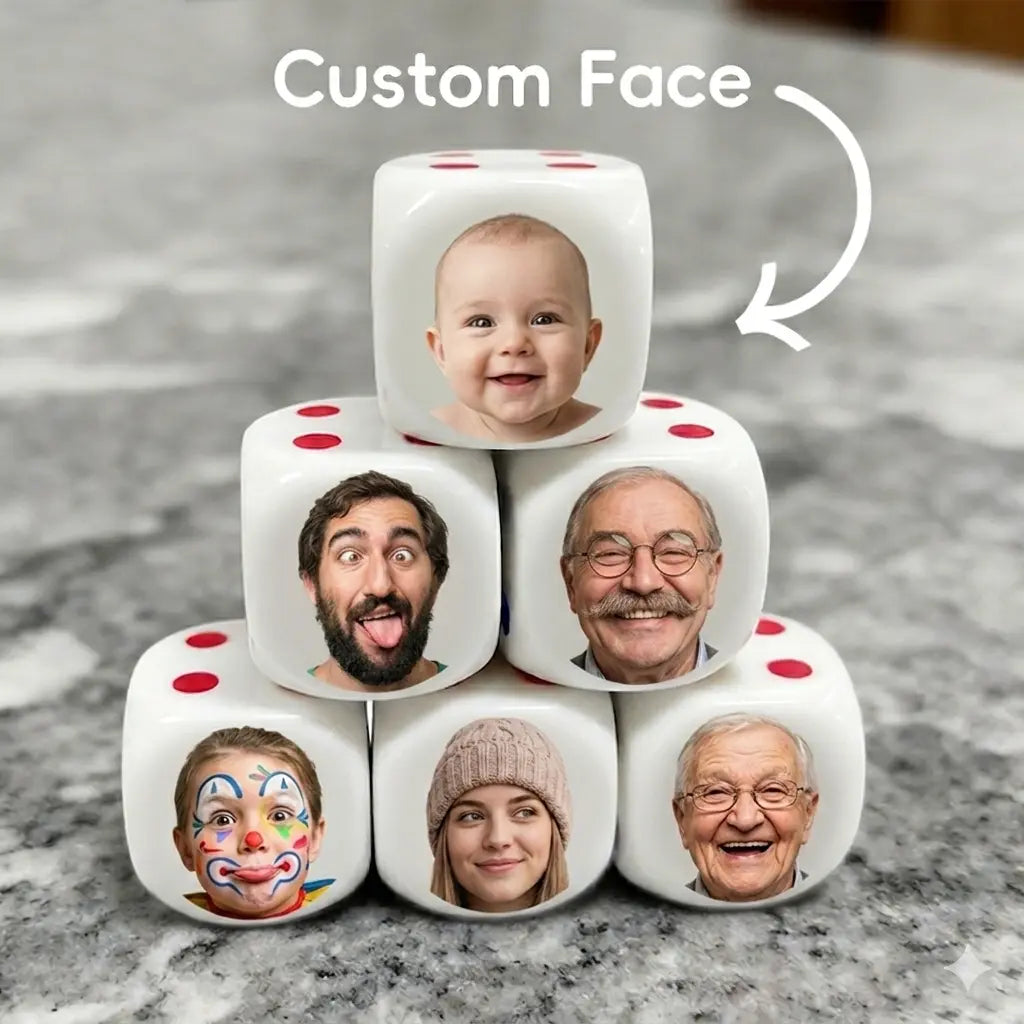 Customize printed D6 Dice | Bear Dice