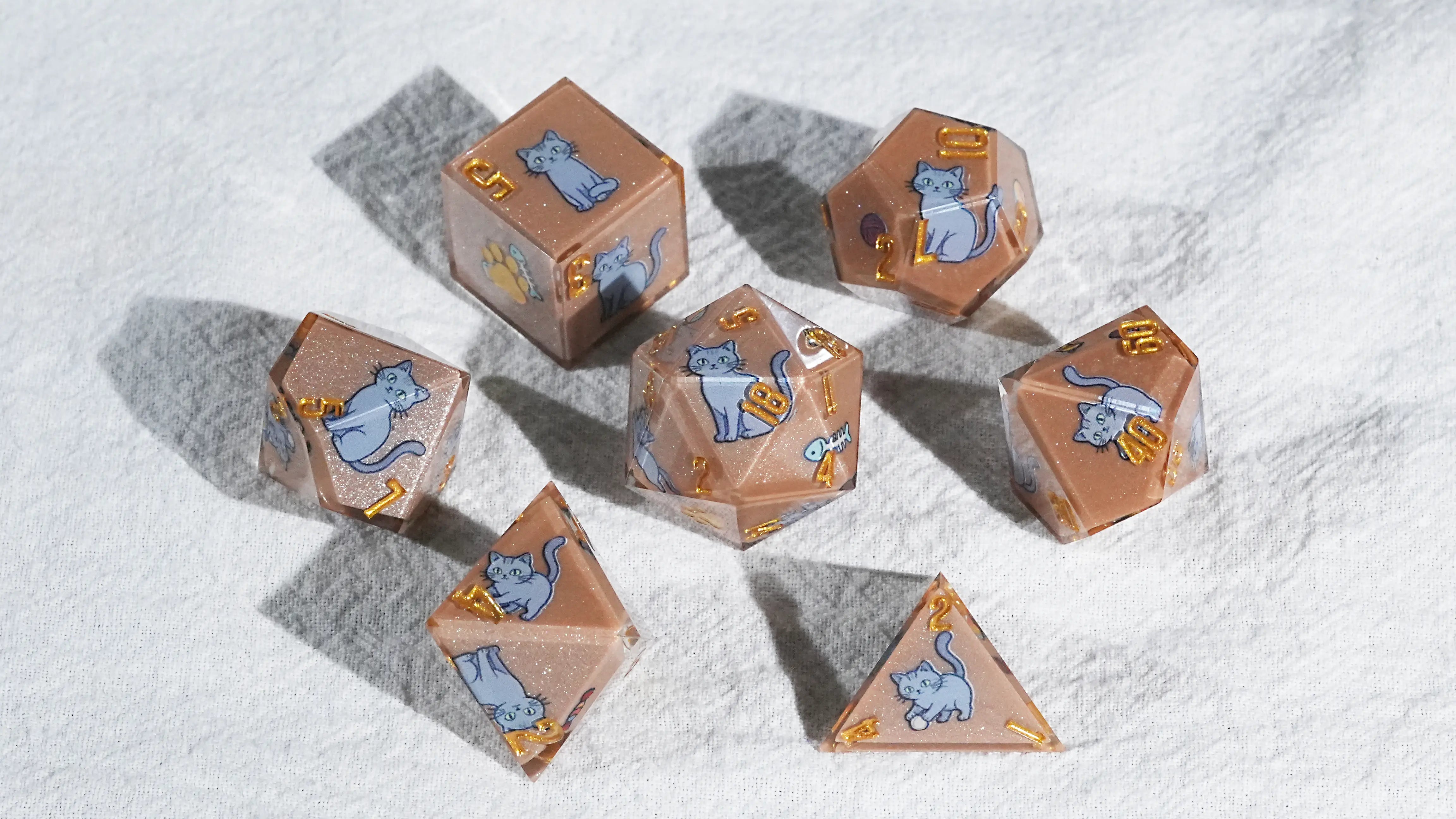Kickstarter Dice –  Cat Dice Collection