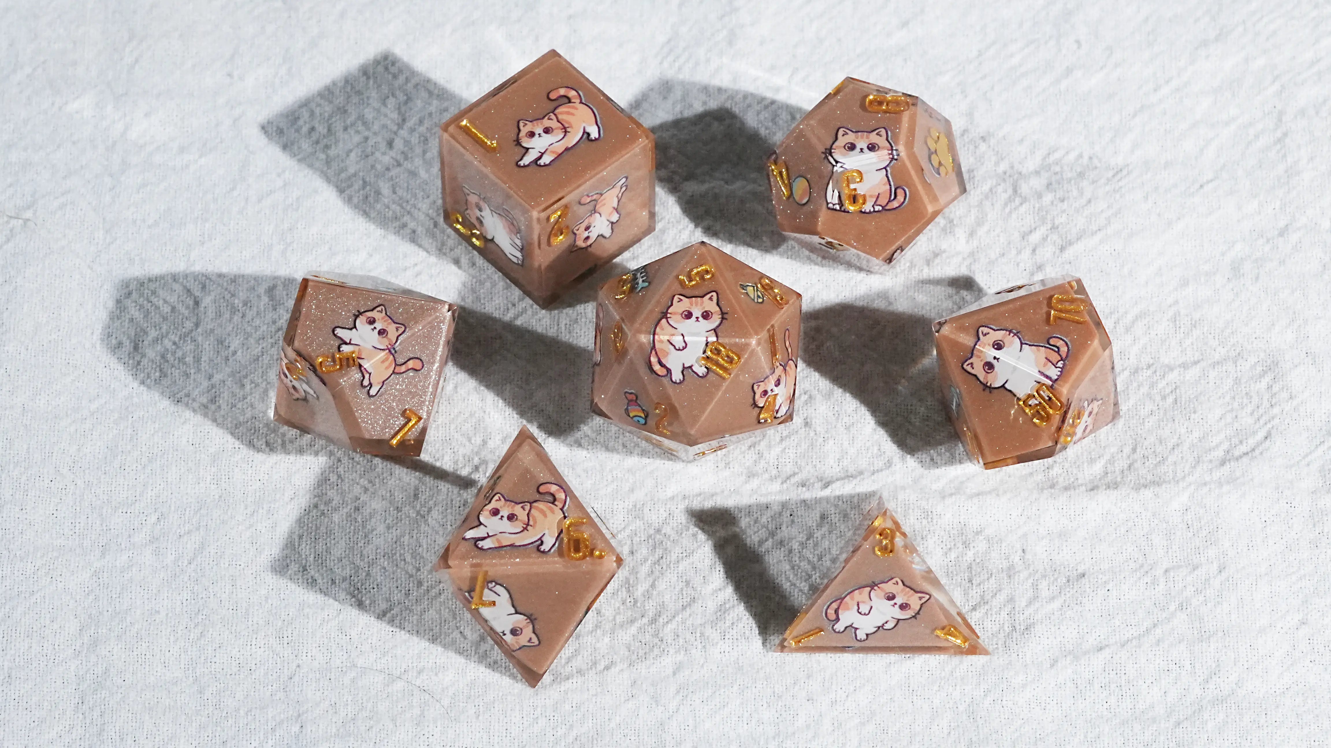 Kickstarter Dice –  Cat Dice Collection