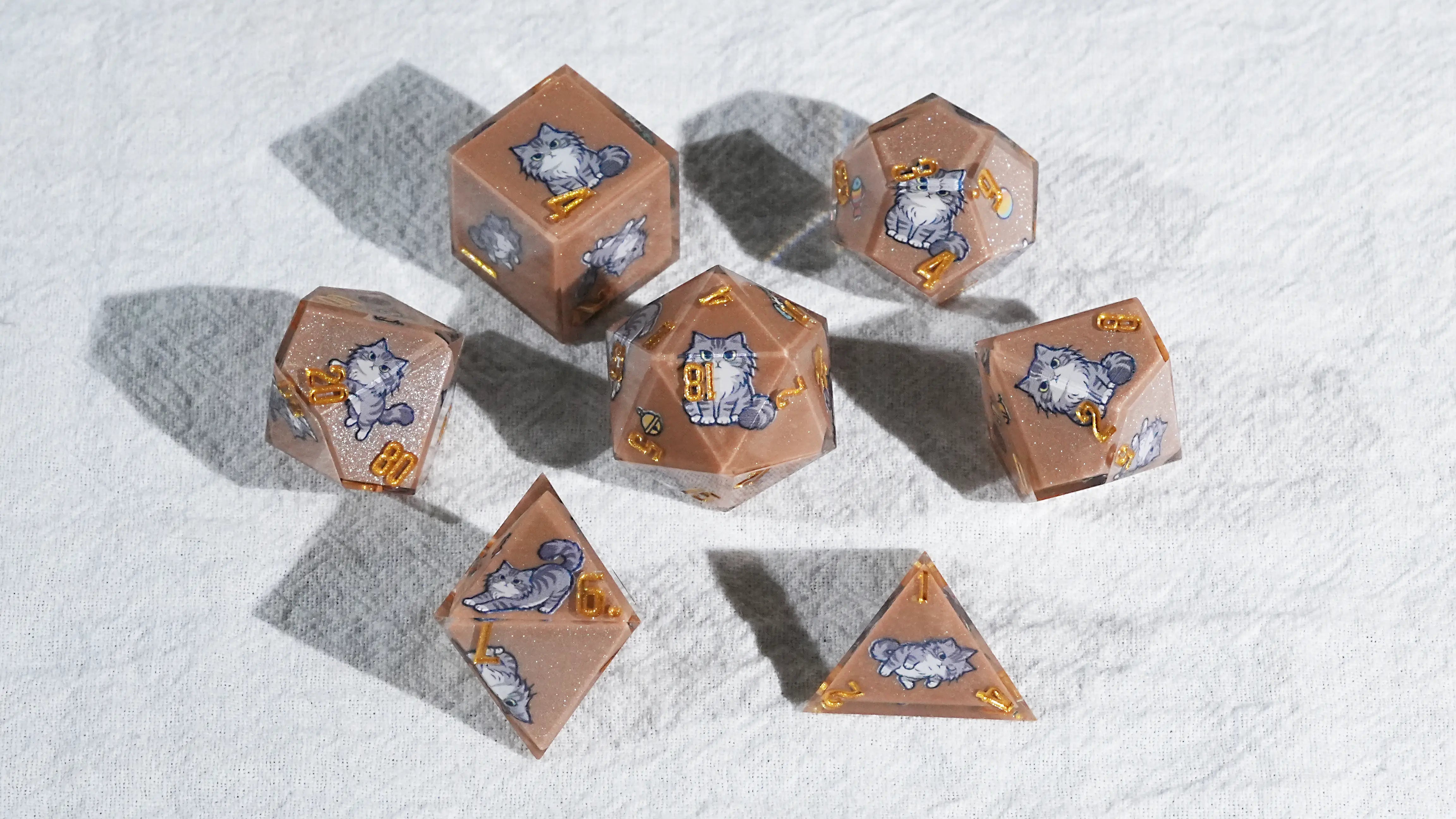 Kickstarter Dice –  Cat Dice Collection