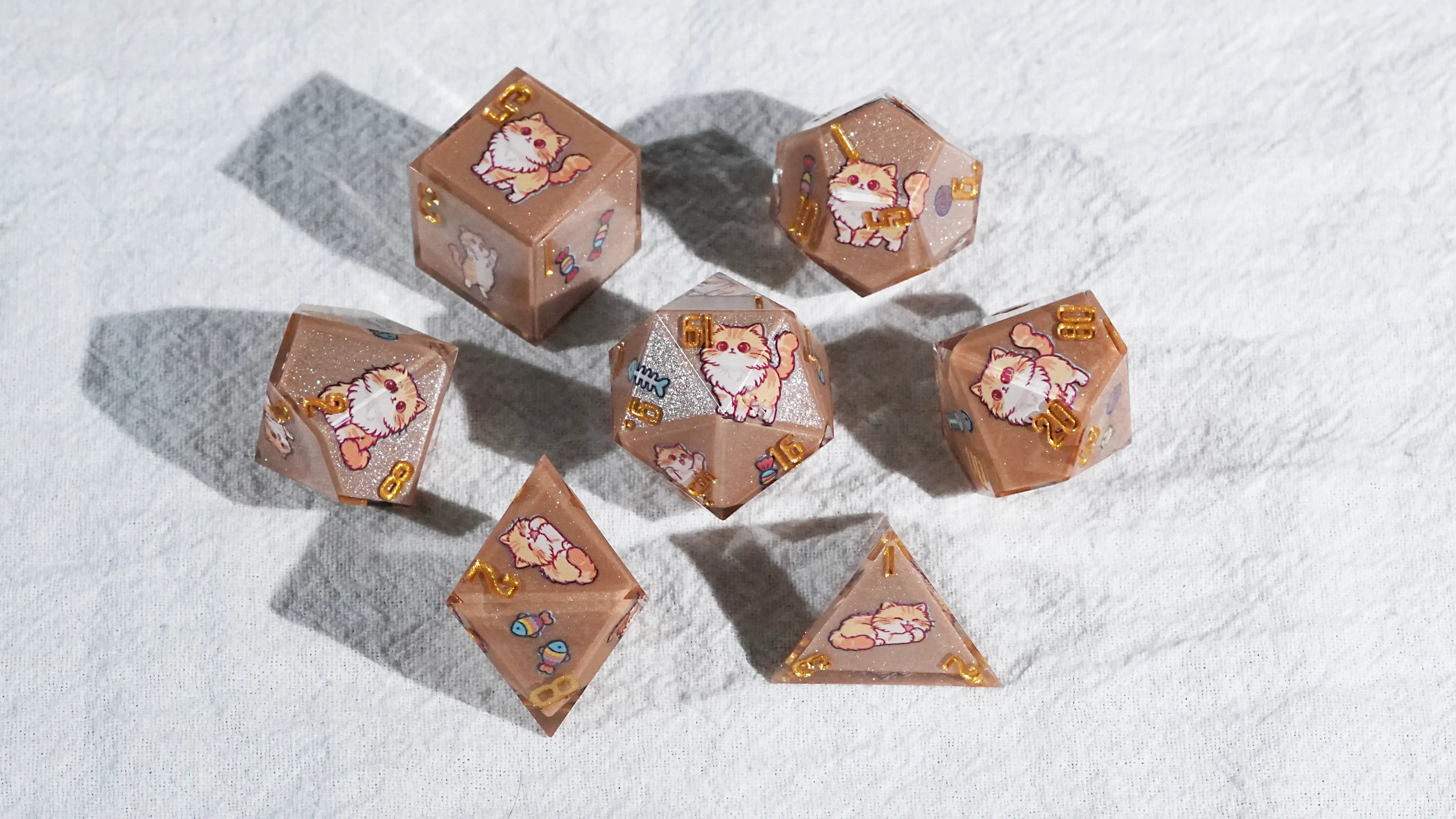 Kickstarter Dice –  Cat Dice Collection