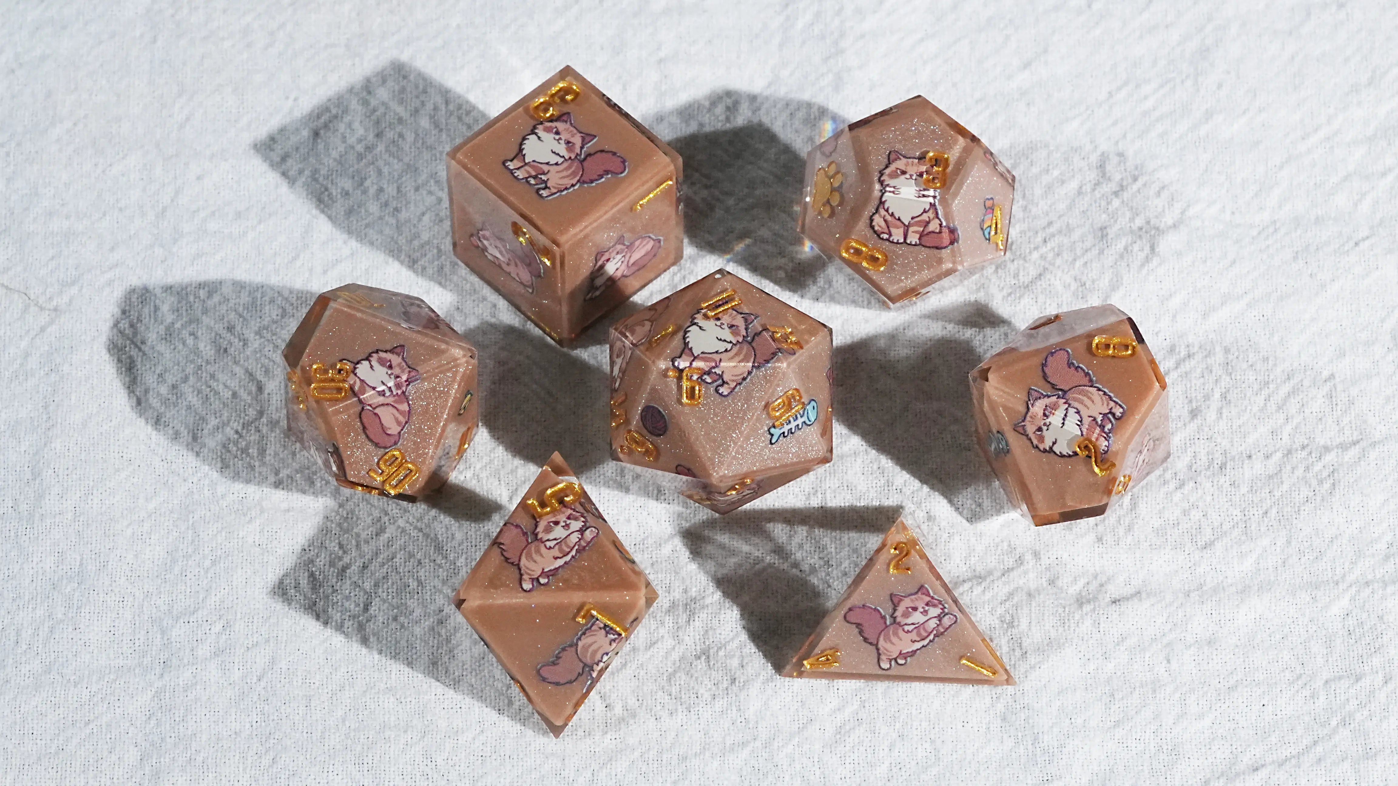 Kickstarter Dice –  Cat Dice Collection