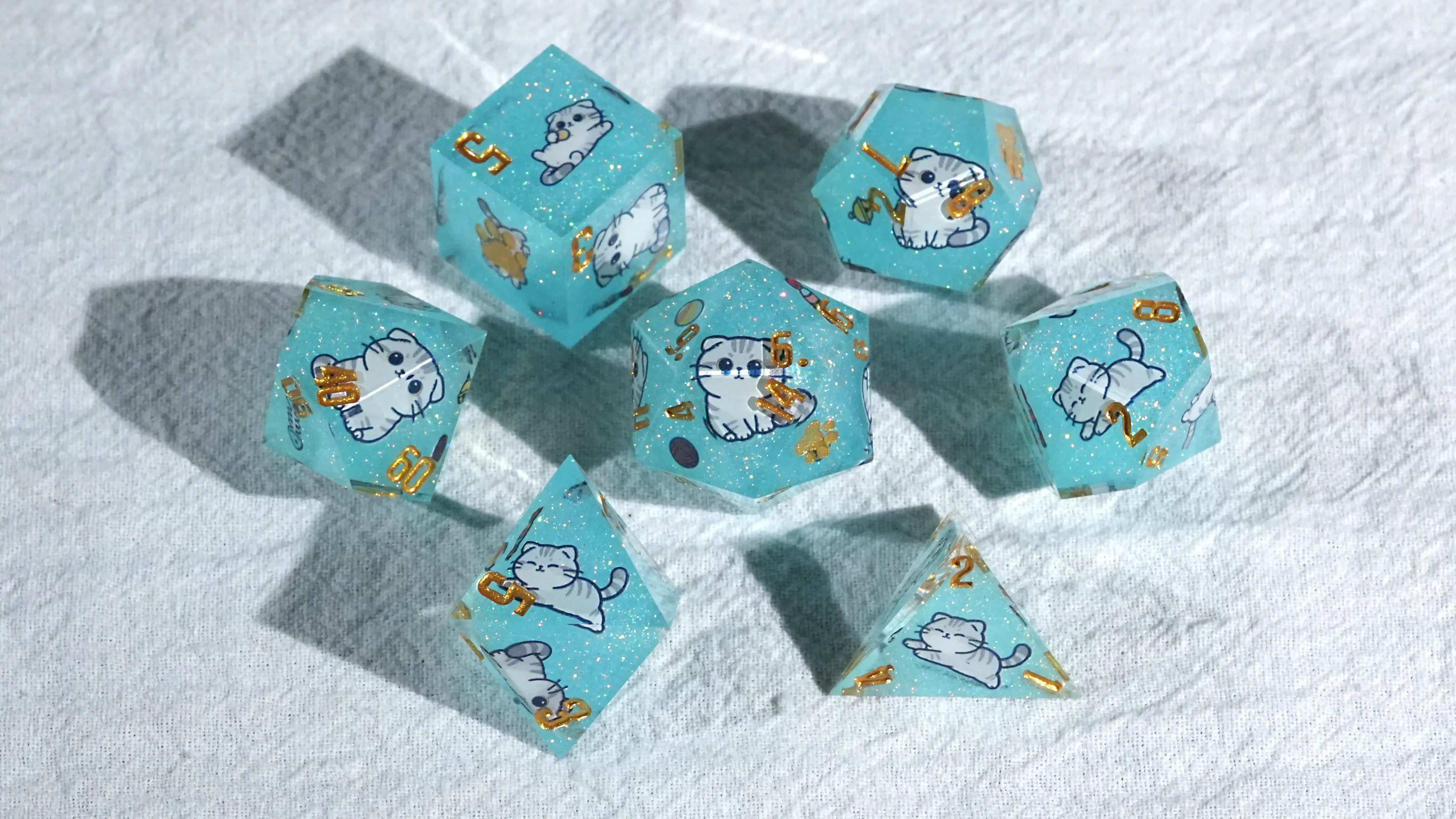 Kickstarter Dice –  Cat Dice Collection