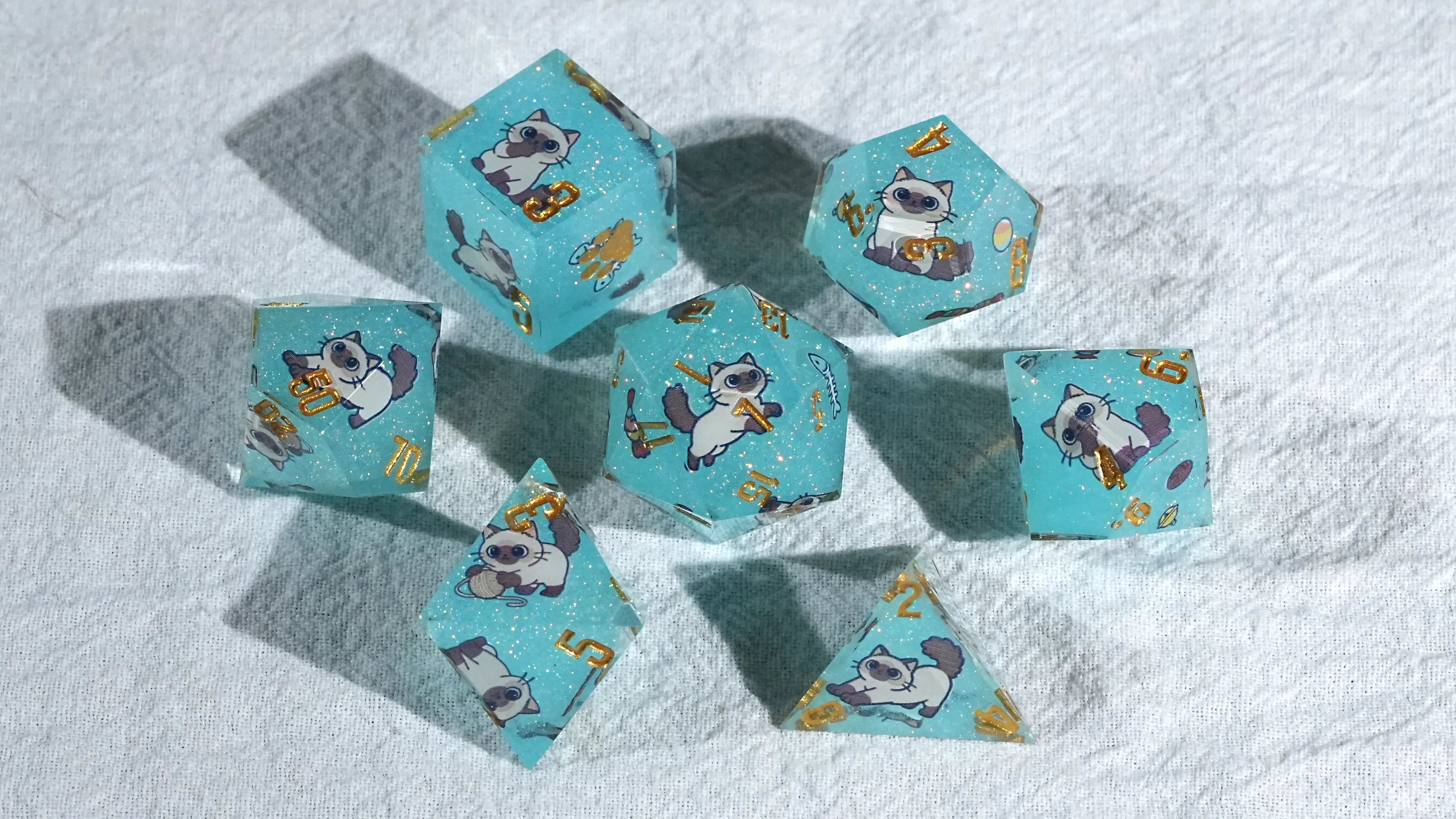 Kickstarter Dice –  Cat Dice Collection