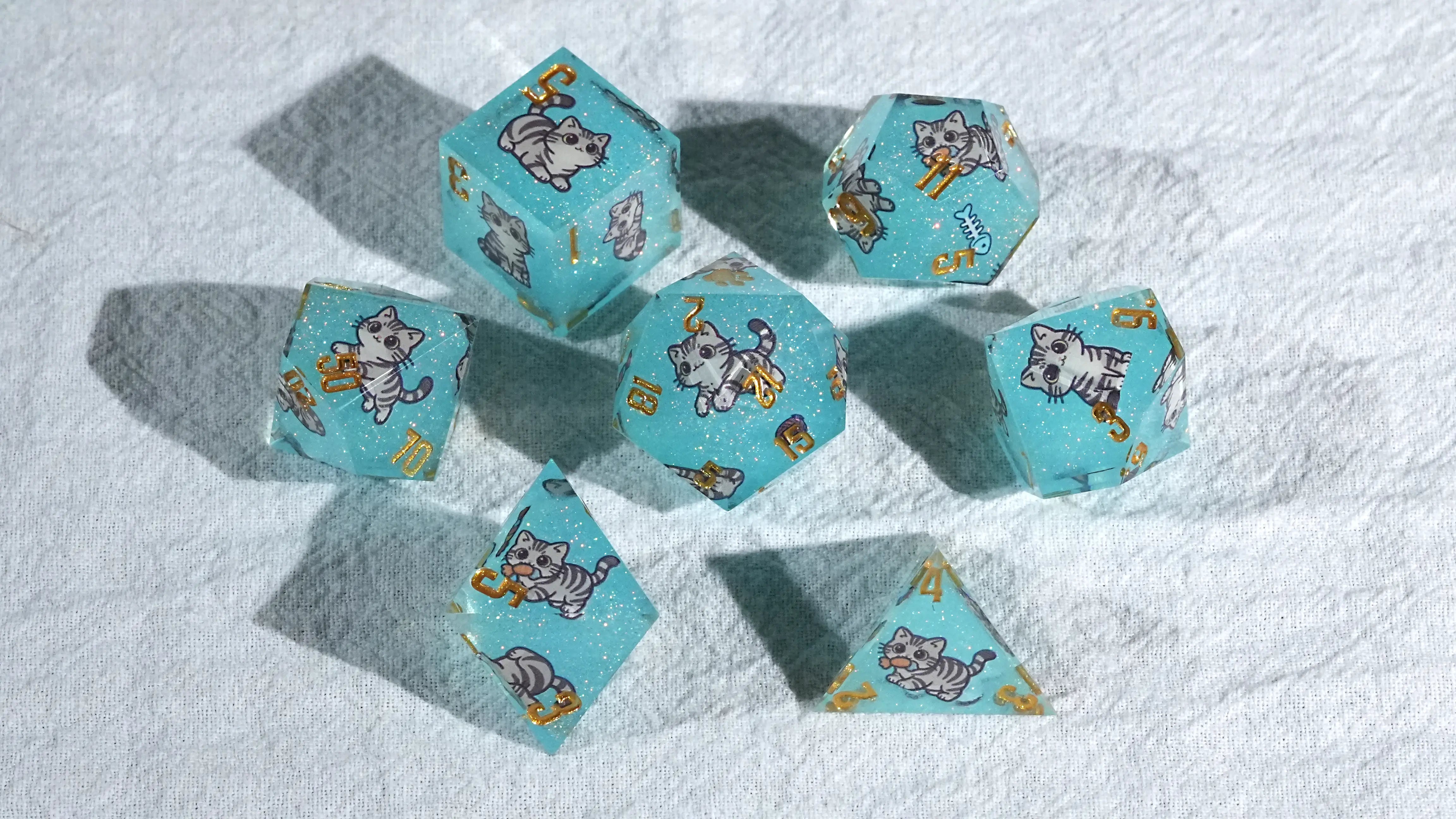 Kickstarter Dice –  Cat Dice Collection