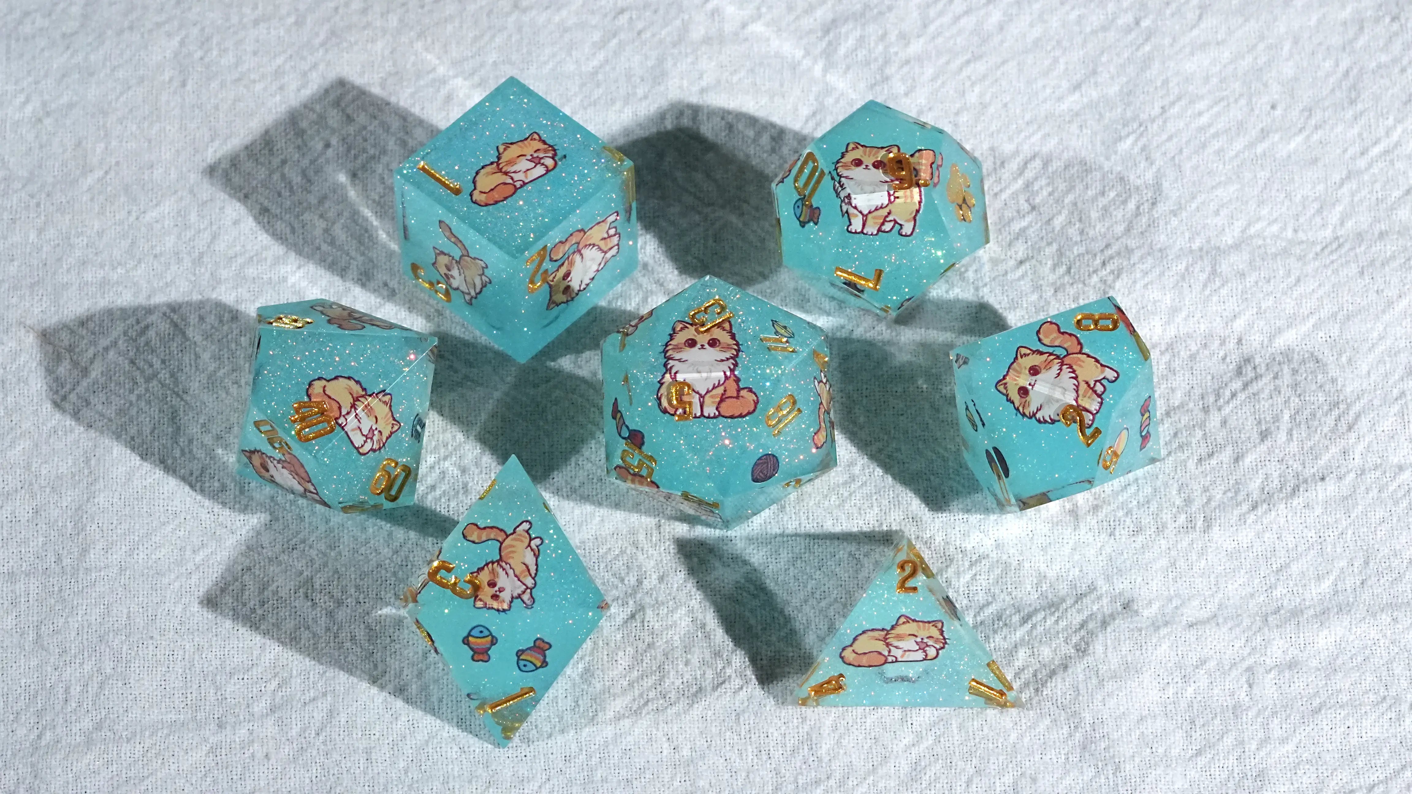 Kickstarter Dice –  Cat Dice Collection