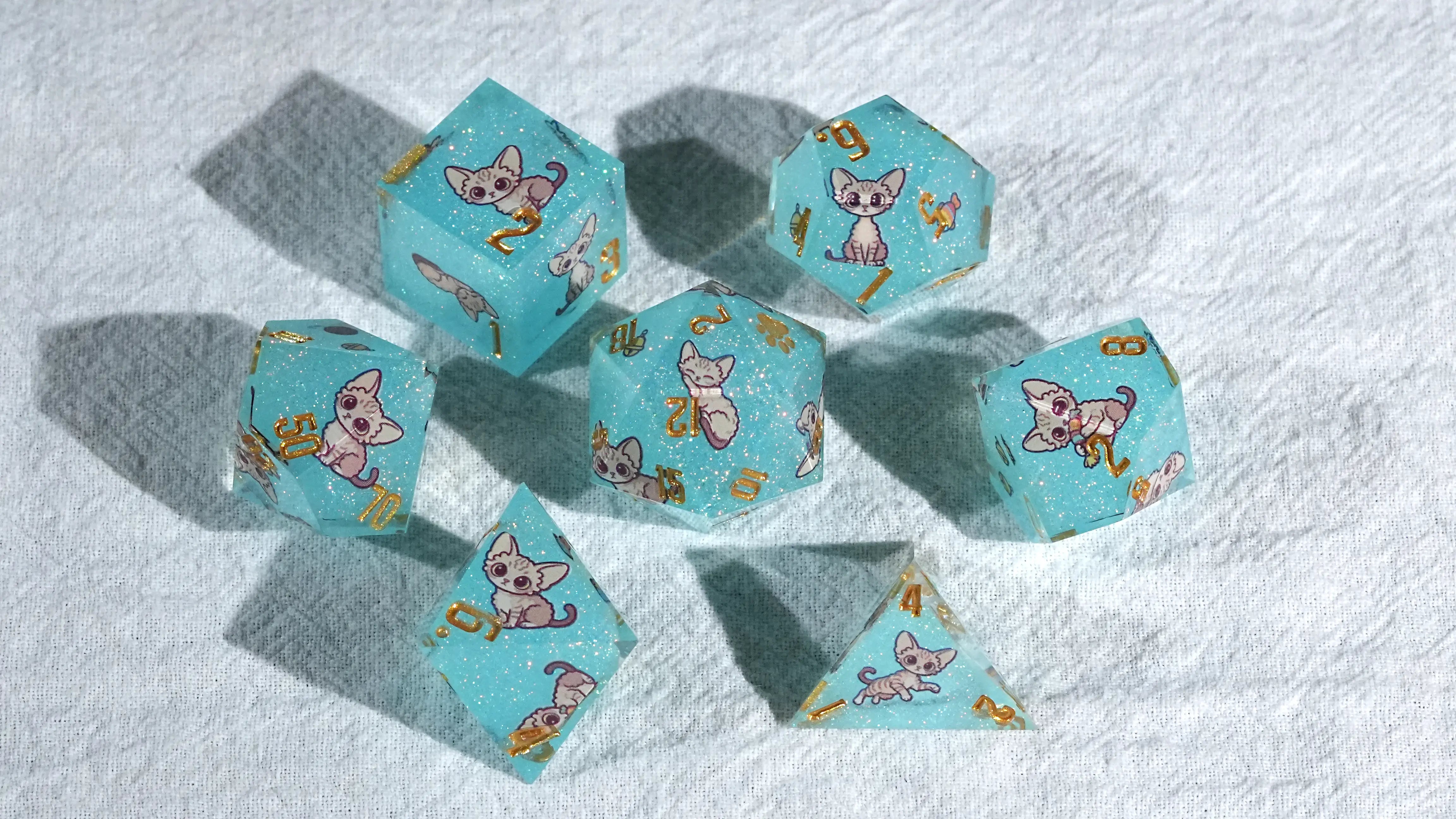Kickstarter Dice –  Cat Dice Collection