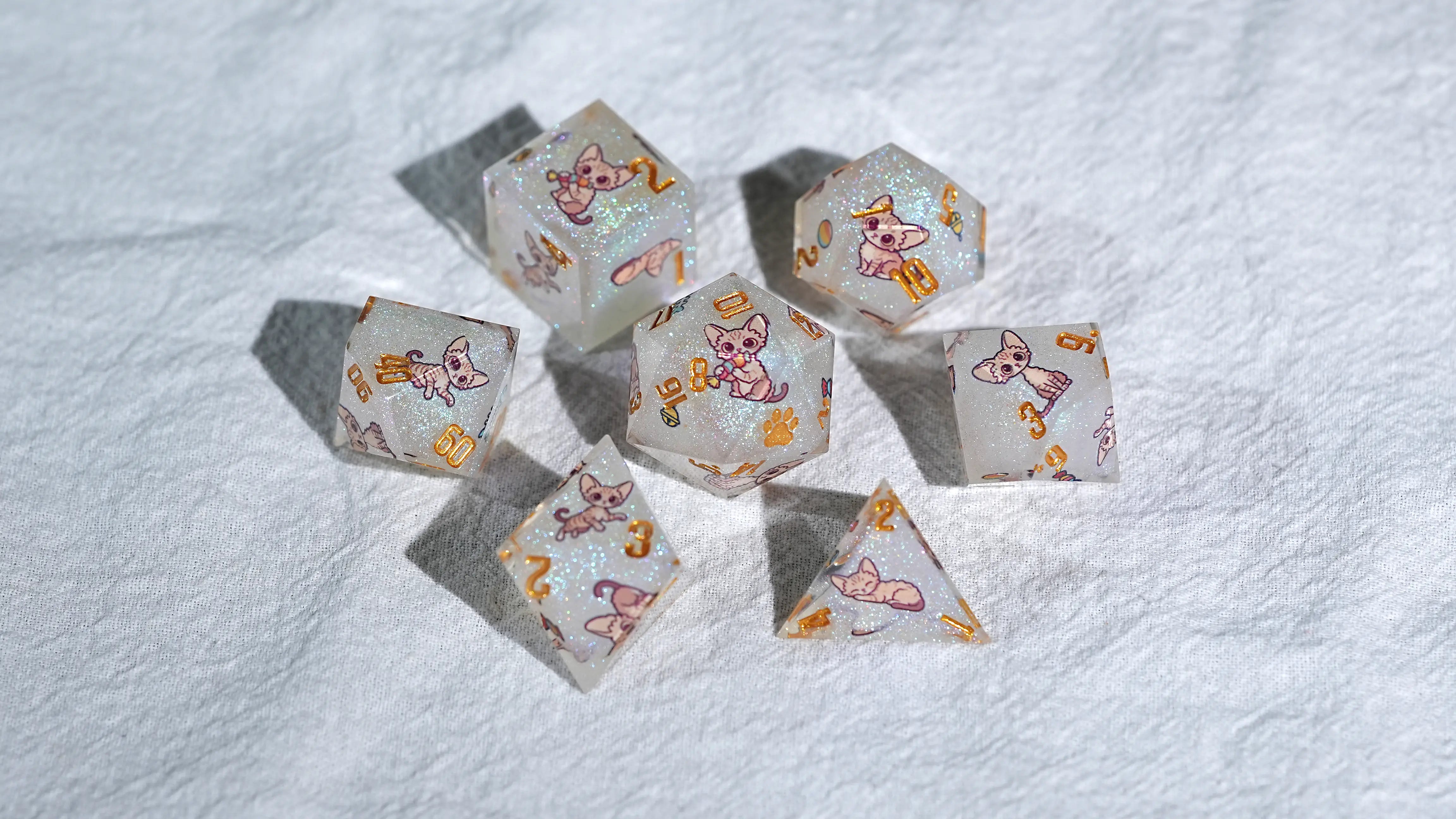 Kickstarter Dice –  Cat Dice Collection
