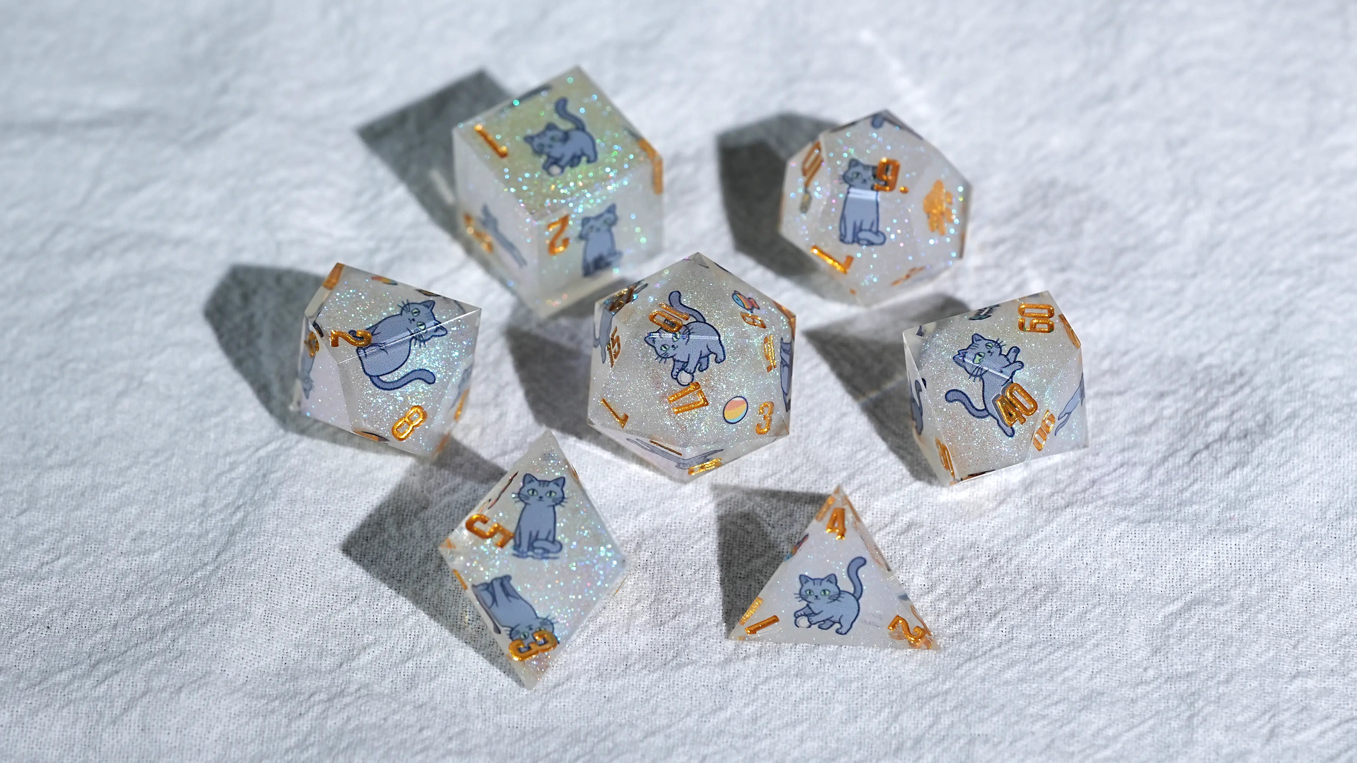 Kickstarter Dice –  Cat Dice Collection