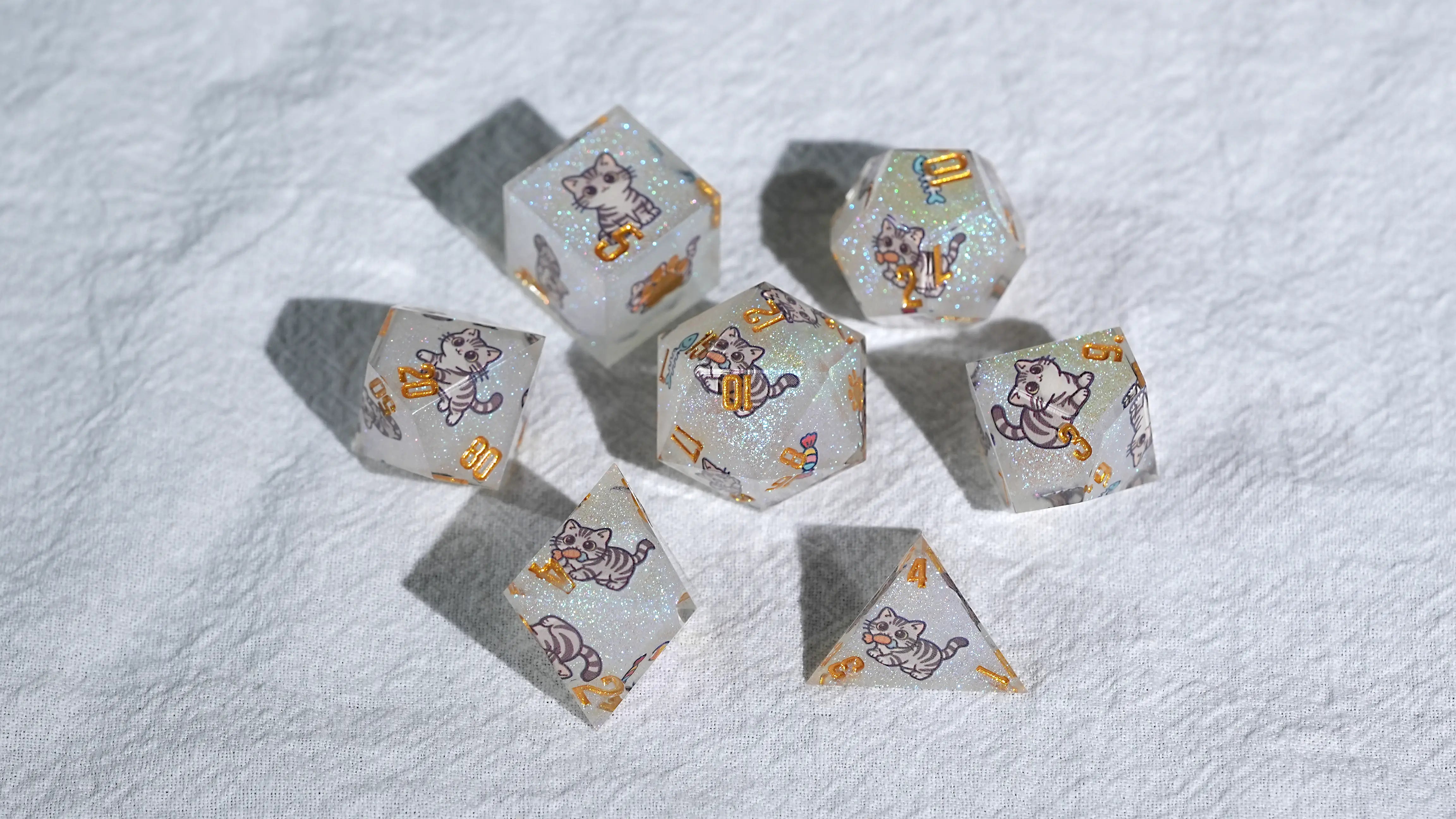 Kickstarter Dice –  Cat Dice Collection