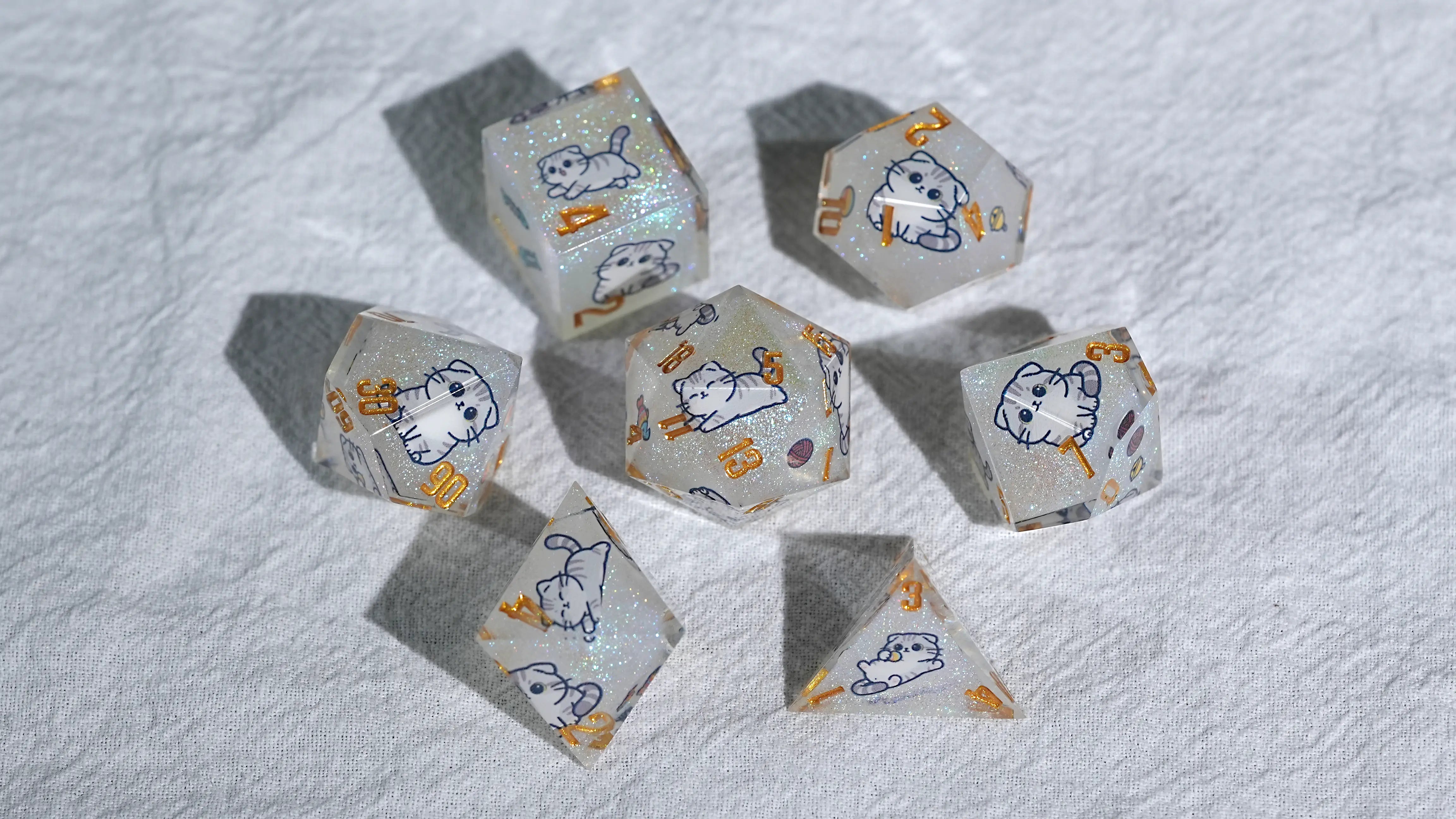 Kickstarter Dice –  Cat Dice Collection