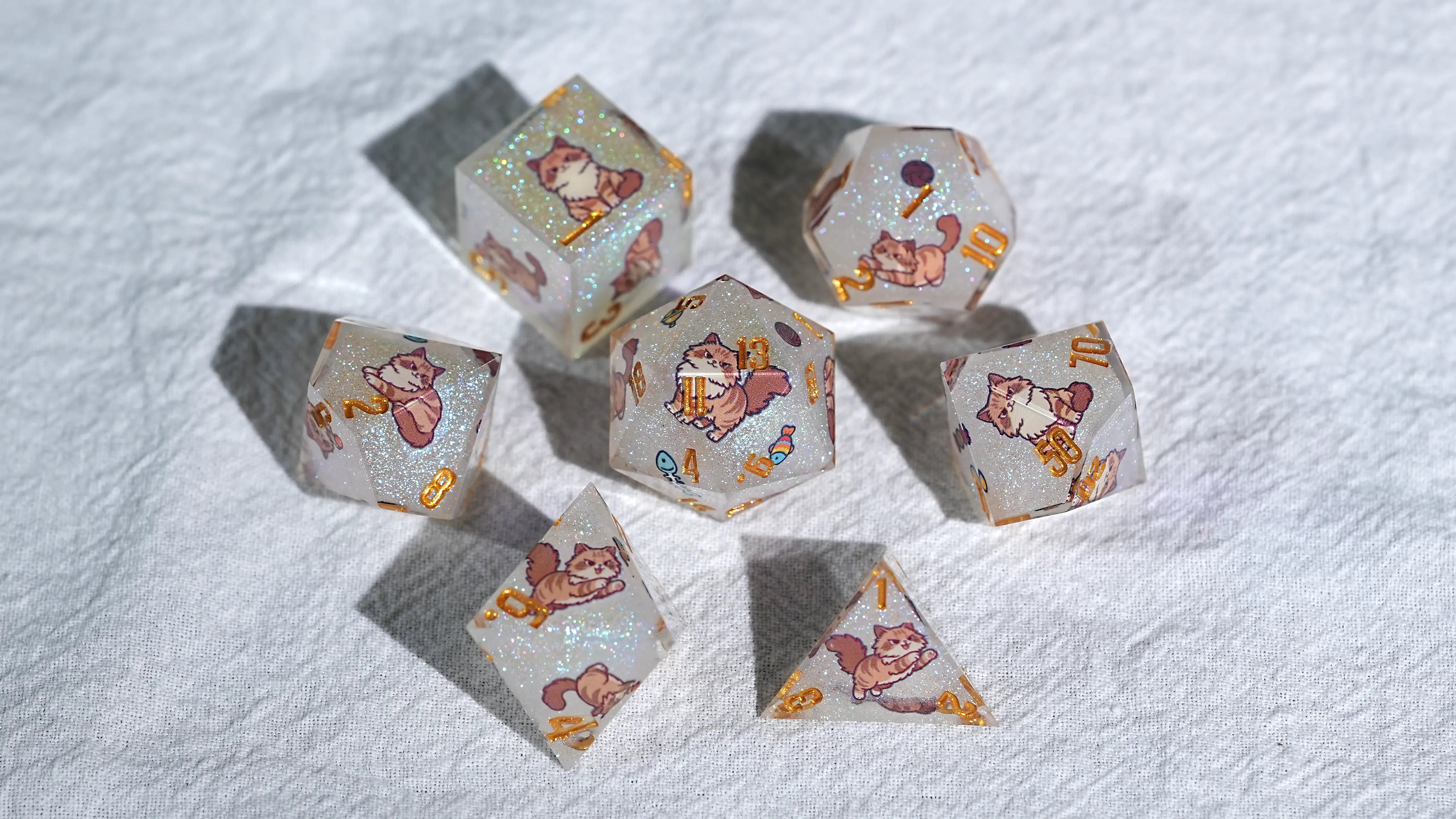 Kickstarter Dice –  Cat Dice Collection