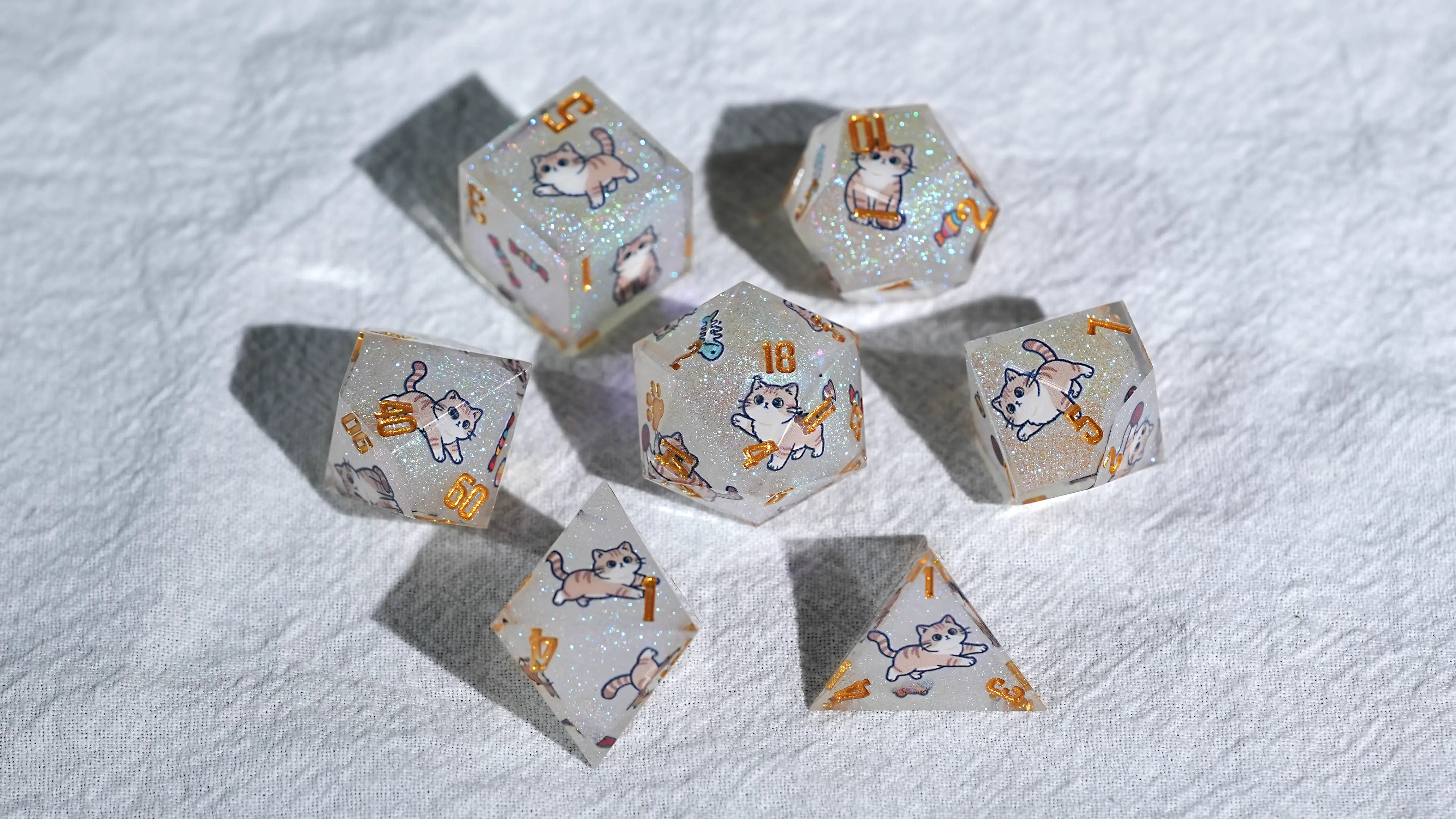 Kickstarter Dice –  Cat Dice Collection