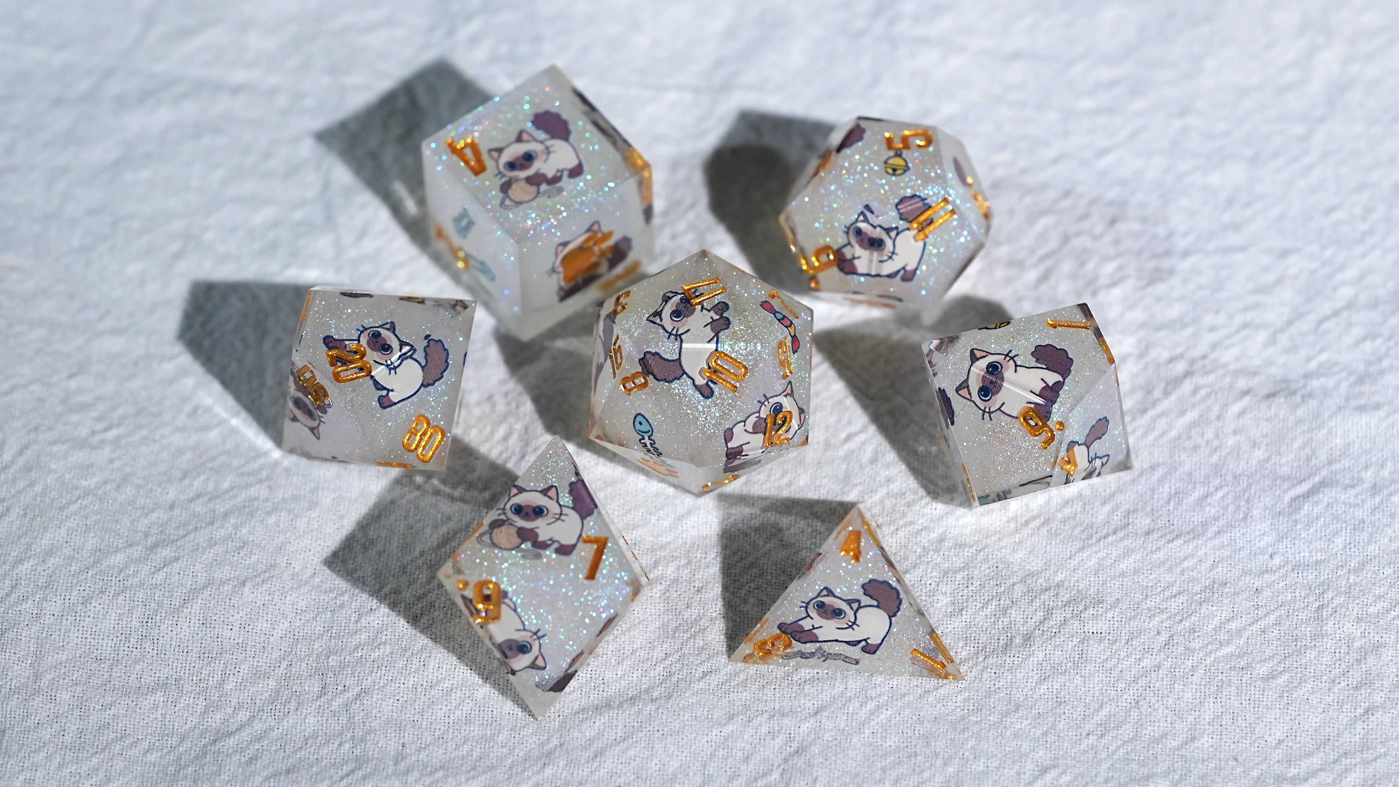 Kickstarter Dice –  Cat Dice Collection