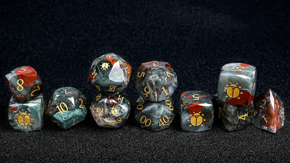 Handmade high-quality natural stone RPG dice set | Bear Dice – Page 2