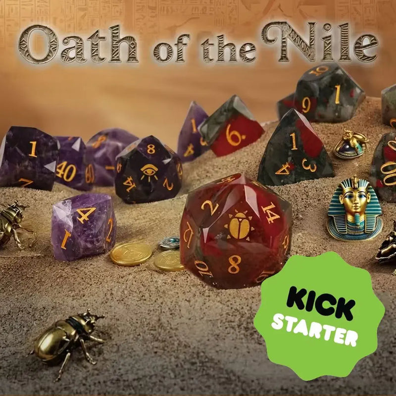 Kickstarter Dice: OATH OF THE NILE | Bear Dice