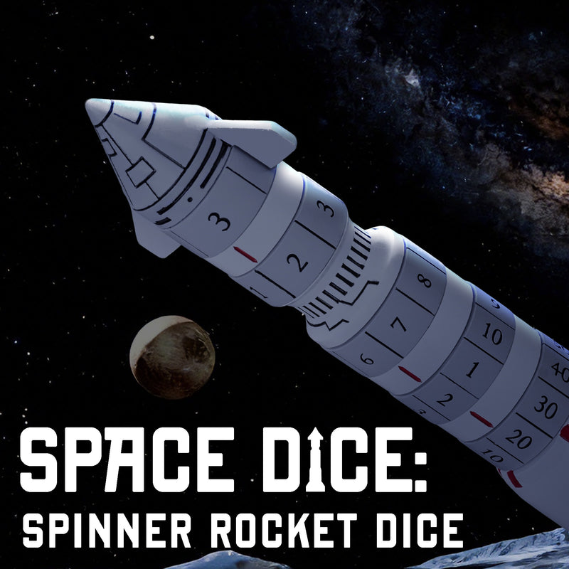 Kickstarter Dice: Metal Rocket Dice| Bear Dice