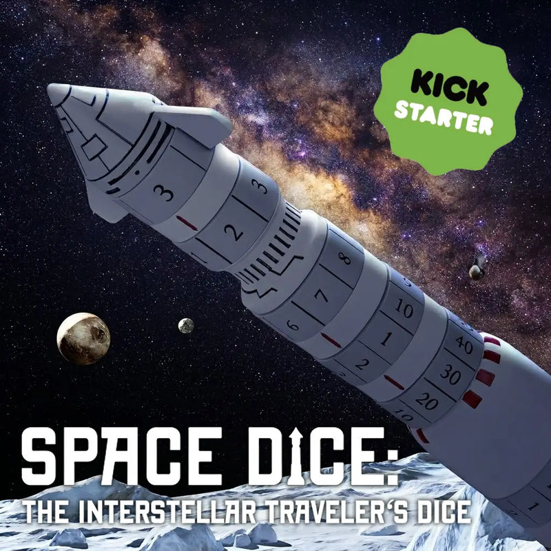 Kickstarter Dice: Metal Rocket Dice| Bear Dice