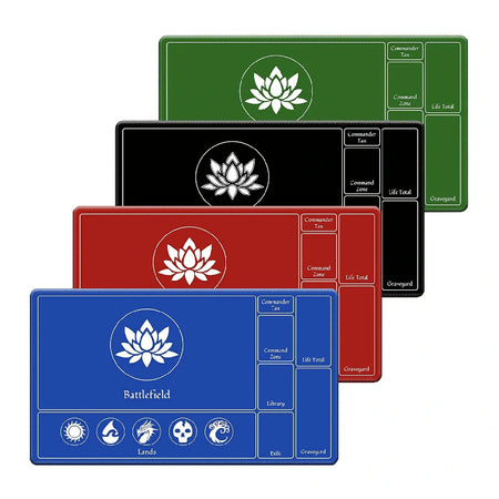 MTG Playmats - Functional Zone Layout Card Game Mouse Pad | Bear Dice