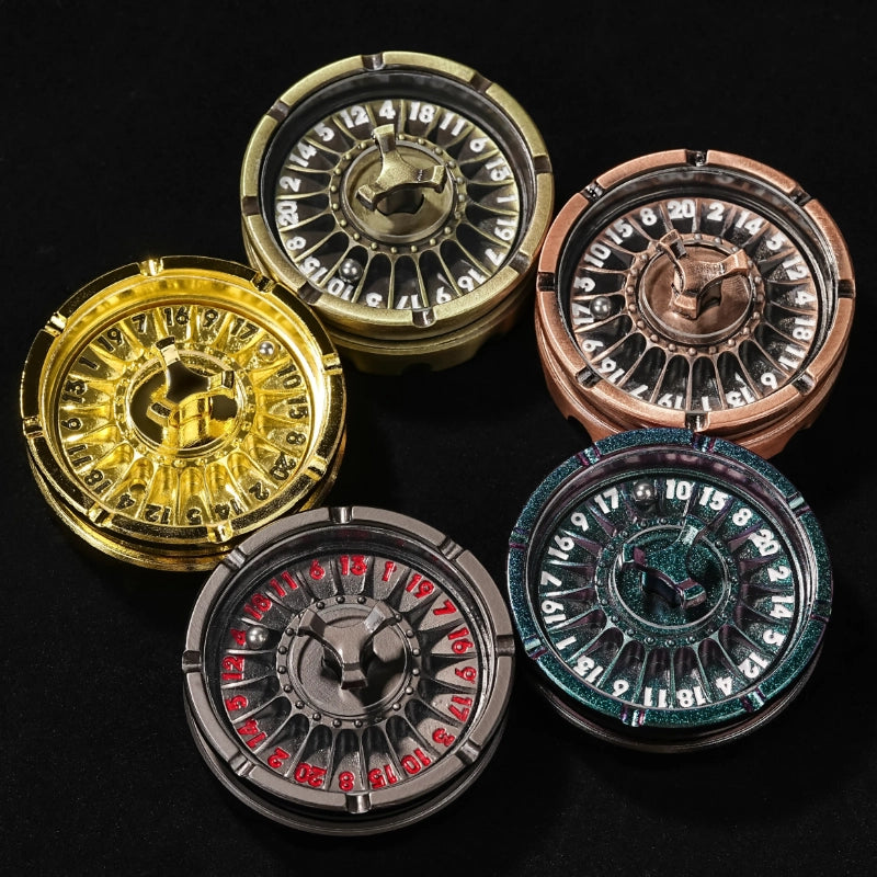 Unique metal D20 spinning roulette dice desktop RPG multi-color dice set - board game adaptation | BearDice