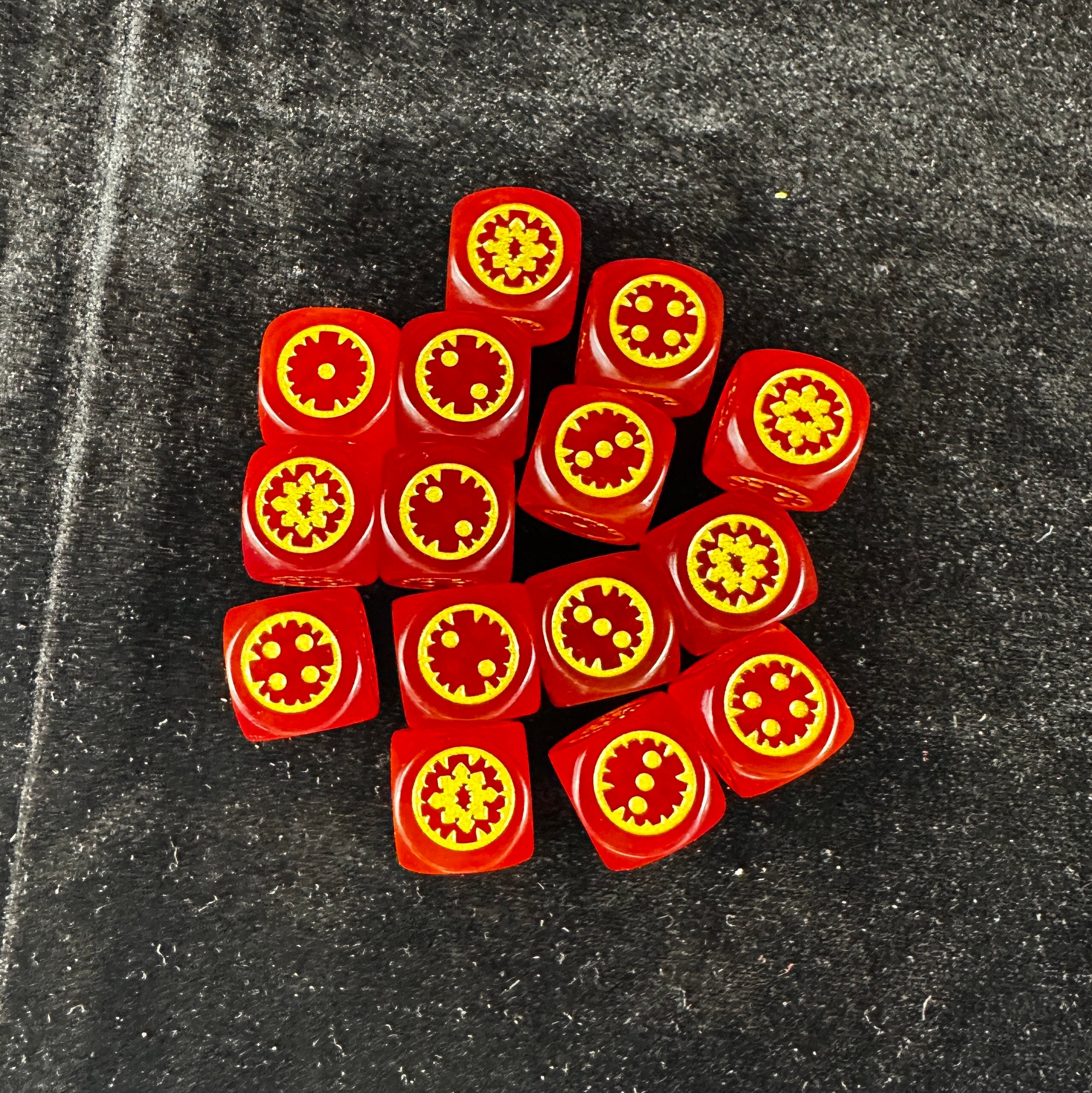 Warhammer 40K World Eaters Red D6 Dice