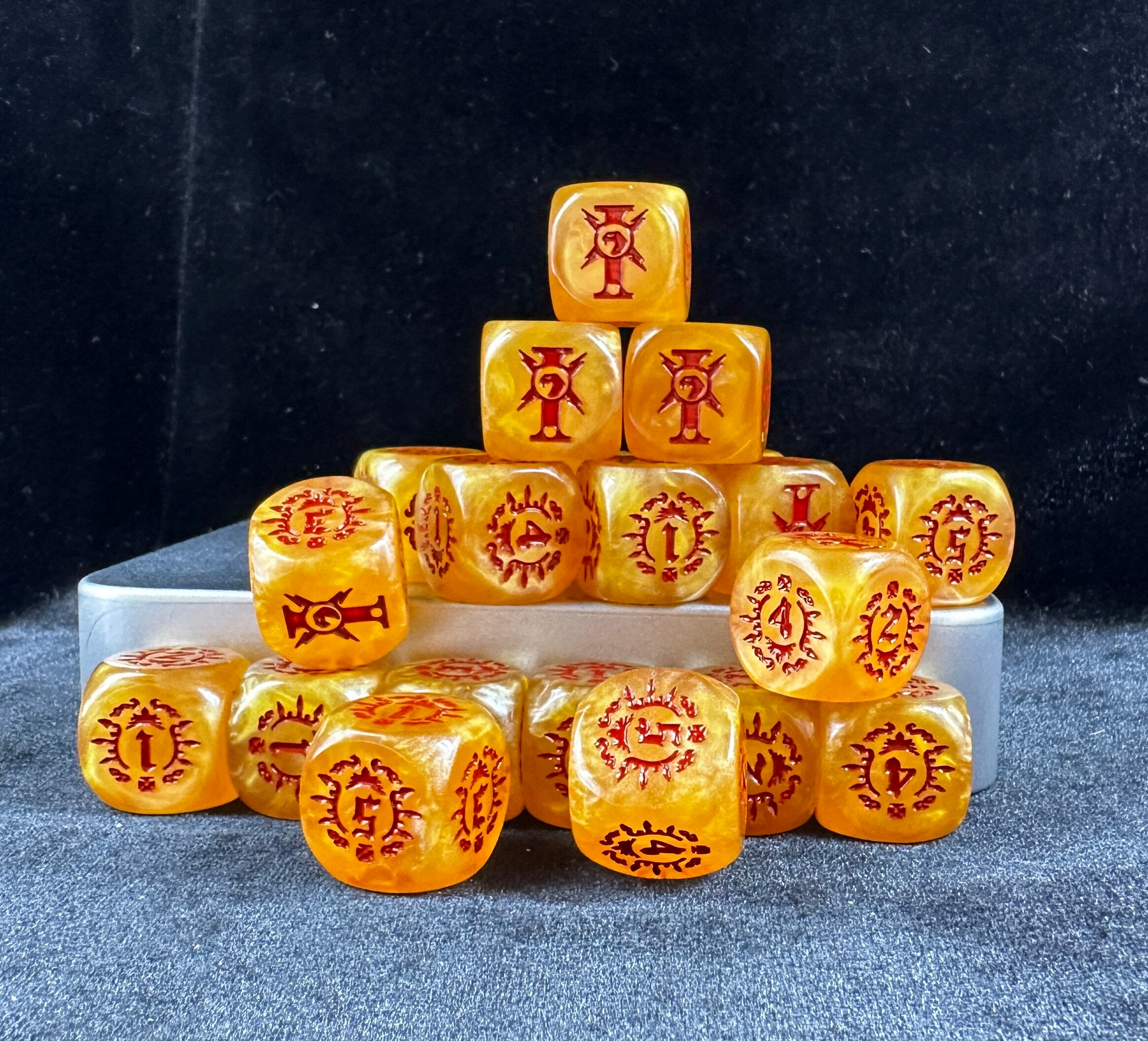 Warhammer Dice Elite Army 2.0 Warhammer 40k Warhammer Imperial Guard Dice 6-sided Dice Run Group Pieces