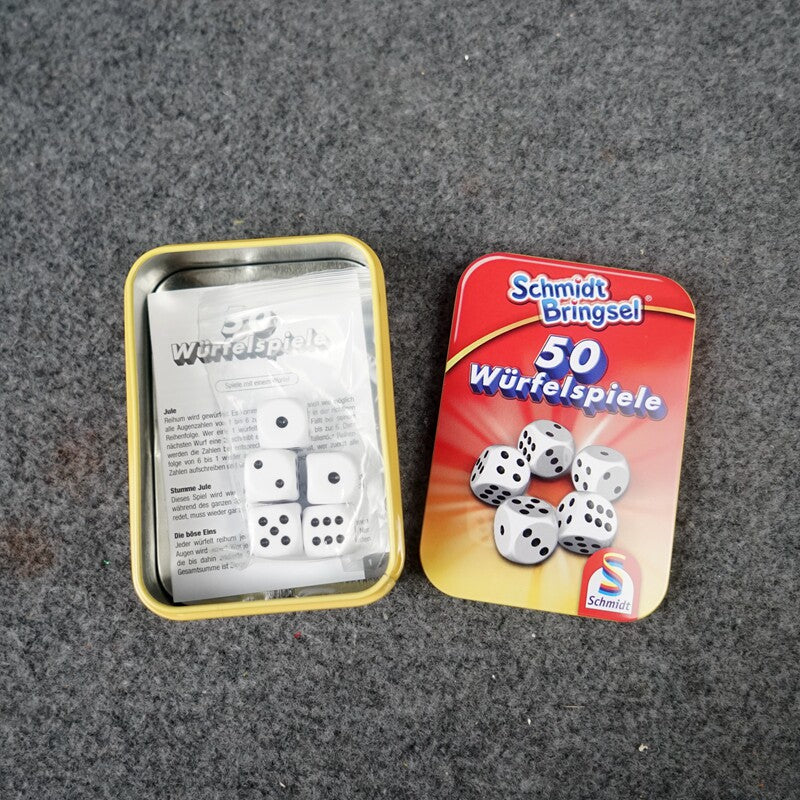 Dice Board Game Family Multiplayer Set | Battleship + Portable Tin Box