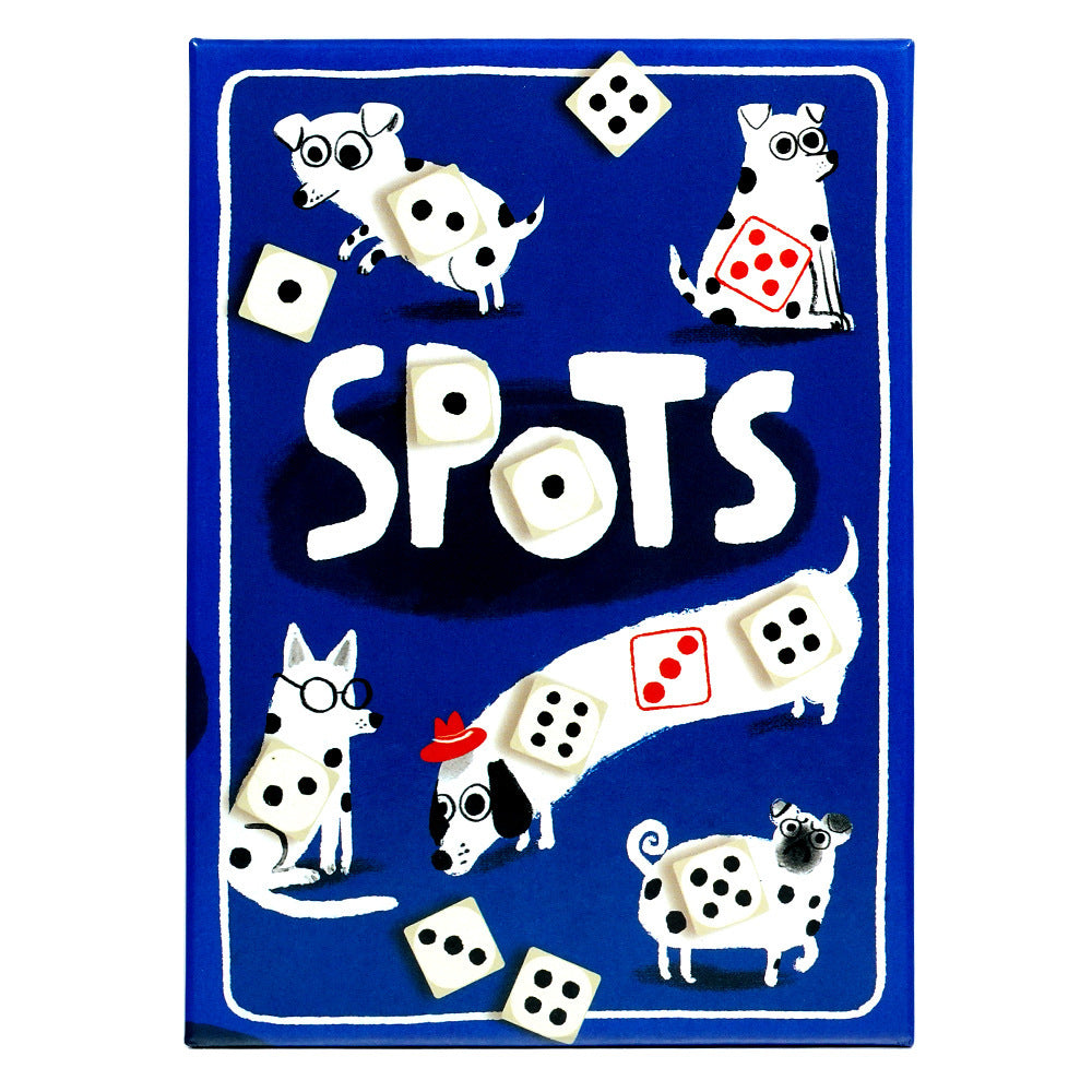 Dalmatian English version board game SPOTS gambling dog dice luck casual party puzzle toy cards