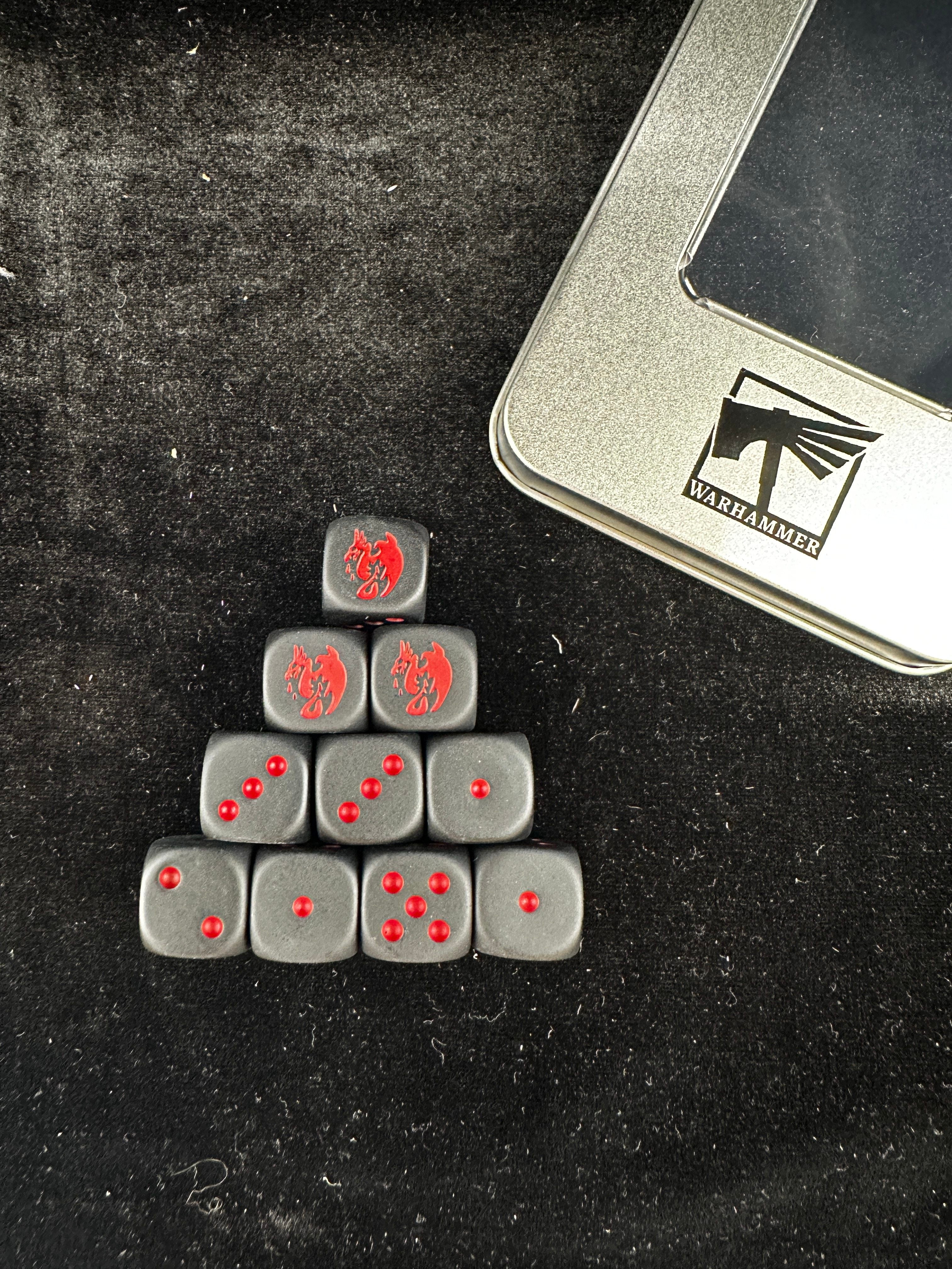 Warhammer 40K Vampire Dice Soul Wither Tomb Lord Dice