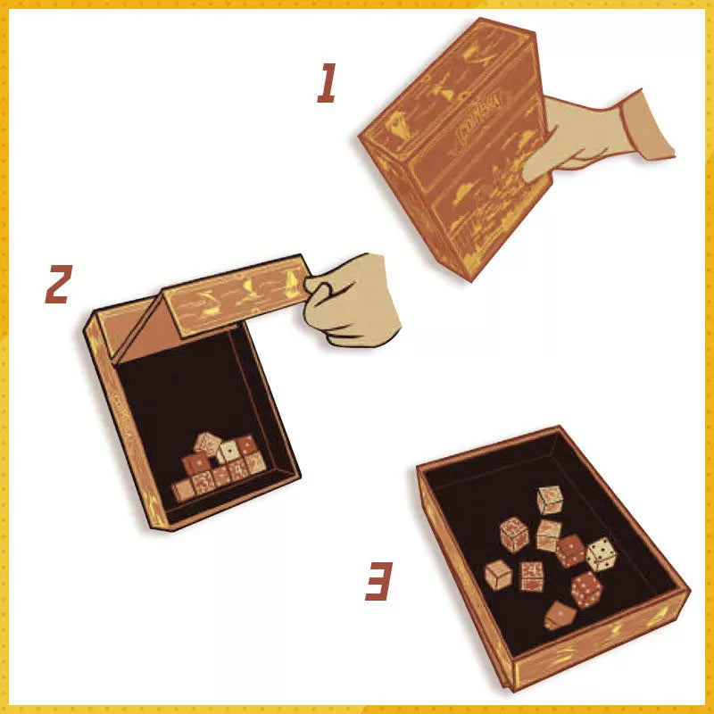 Bailong toy board game Coimbra dice box expansion card strategy casual entertainment board game English version