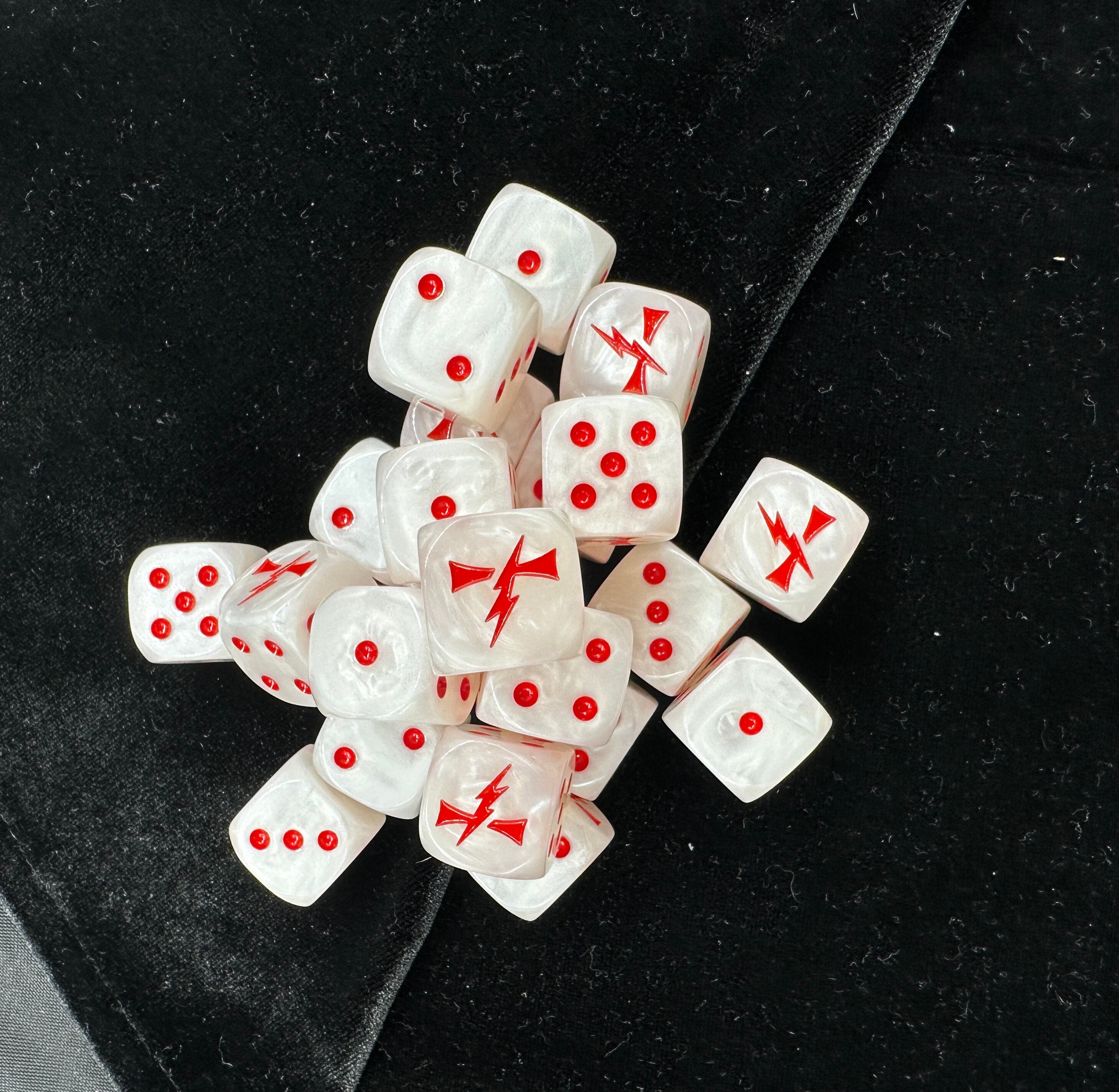 Warhammer 40K White Scars D6 Dice