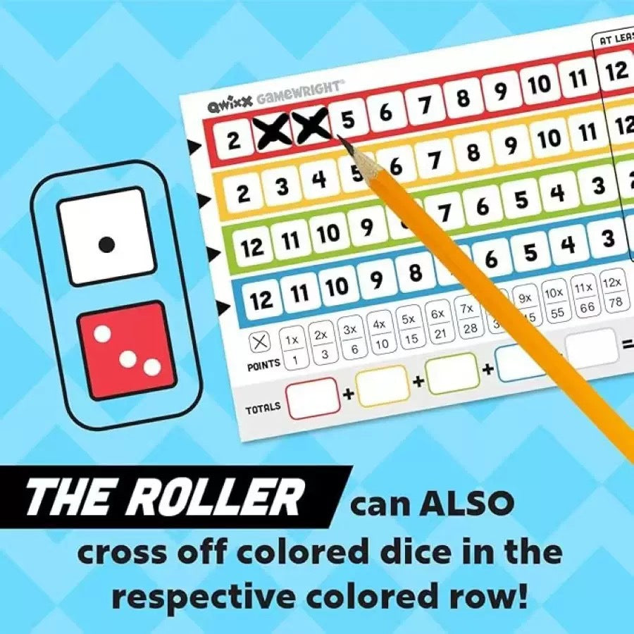 Cross-border Qwixx Fast Family Dice Game, Parent-Child Interaction, Family Gathering, Interactive Puzzle Board Game