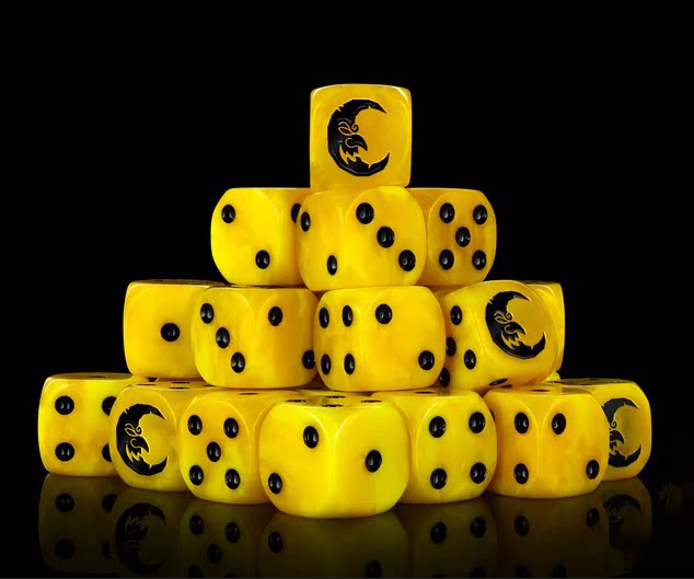 Vengeful Goblin Evil Moon Dice Set | Warhammer AOS Destruction Dice