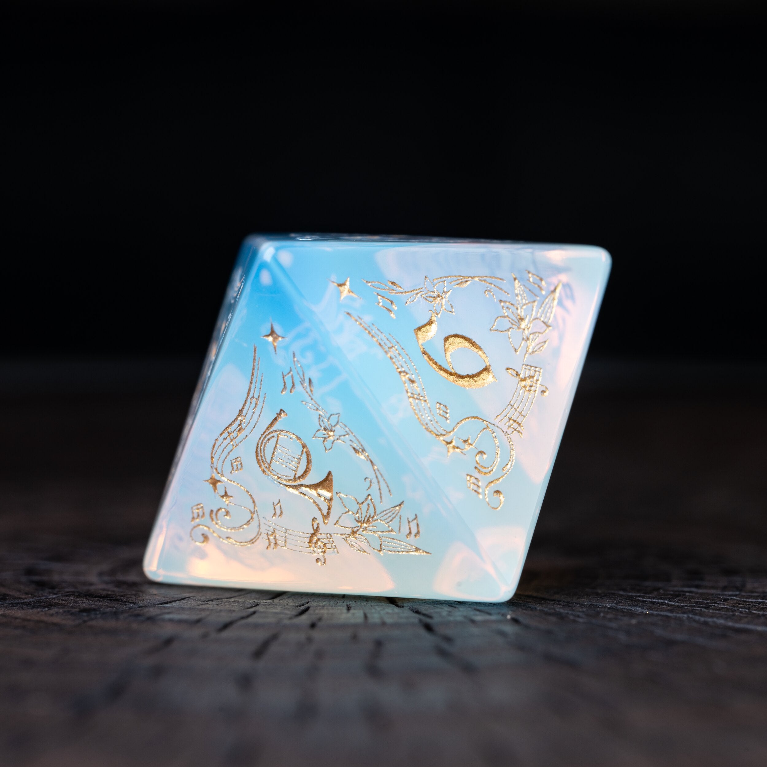 Harp Burst Opal DND Dice Set