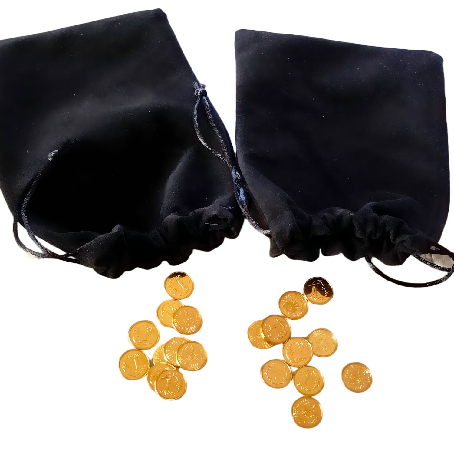 "Heavenly Rescue" Dice Game | Premium Wooden Dice & Gold Coin Strategy Set with Velvet Bag