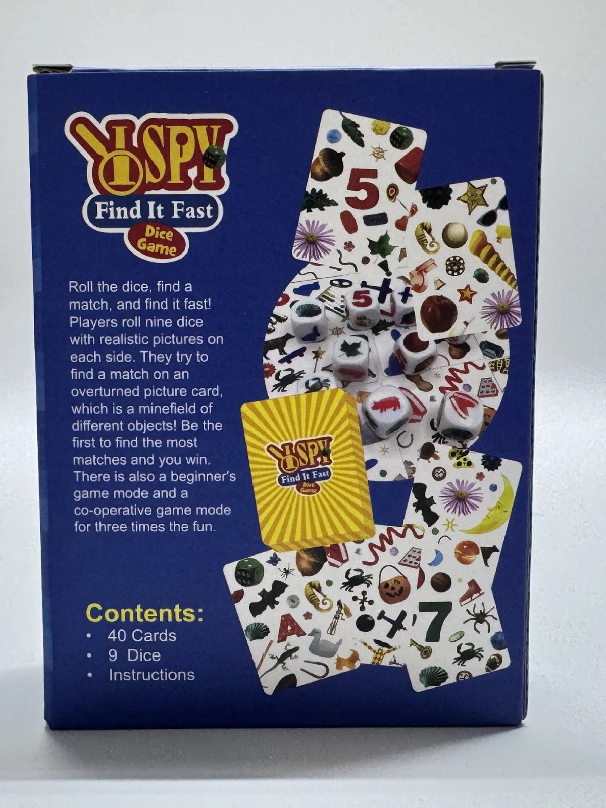 SPY Find It Fast Game is an immersive spy adventure fast-paced dice board game for children