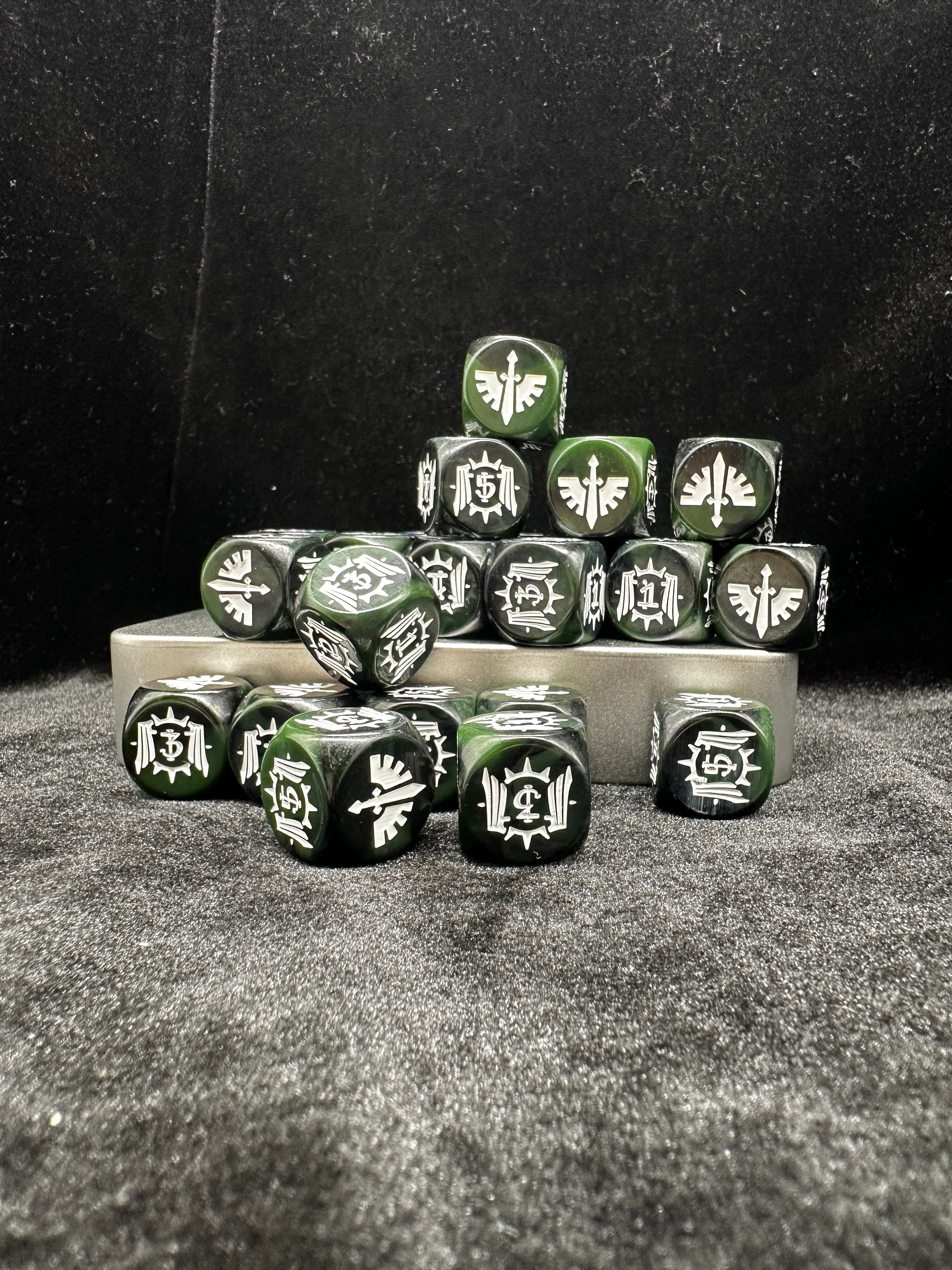 Dark Angel Dice Warhammer Dice Warhammer Dice Set Warhammer Game Tools