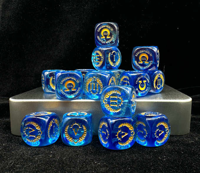 Ultraman Dice, U-Team Dice, Warhammer 40K Dice, Used Warhammer Dice, WARHAMMER Board Game Dice