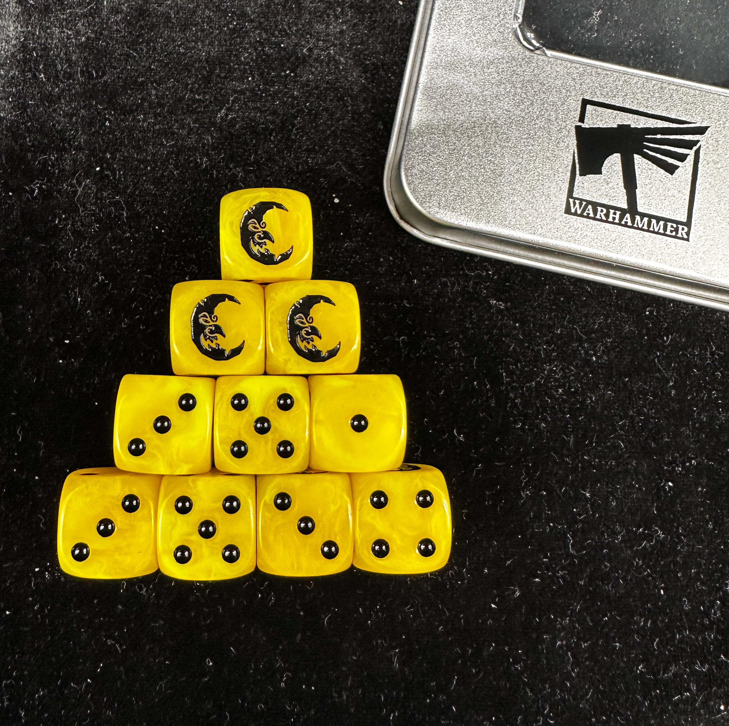 Vengeful Goblin Evil Moon Dice Set | Warhammer AOS Destruction Dice
