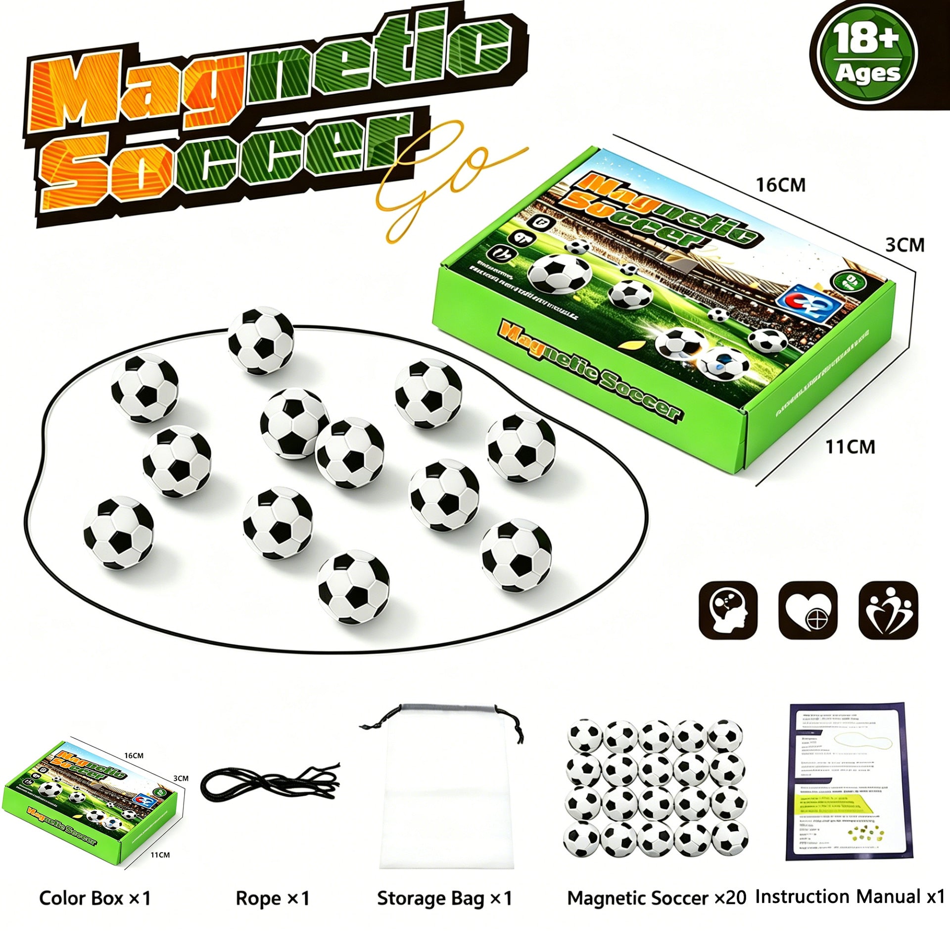 Magnetic Soccer Board Game